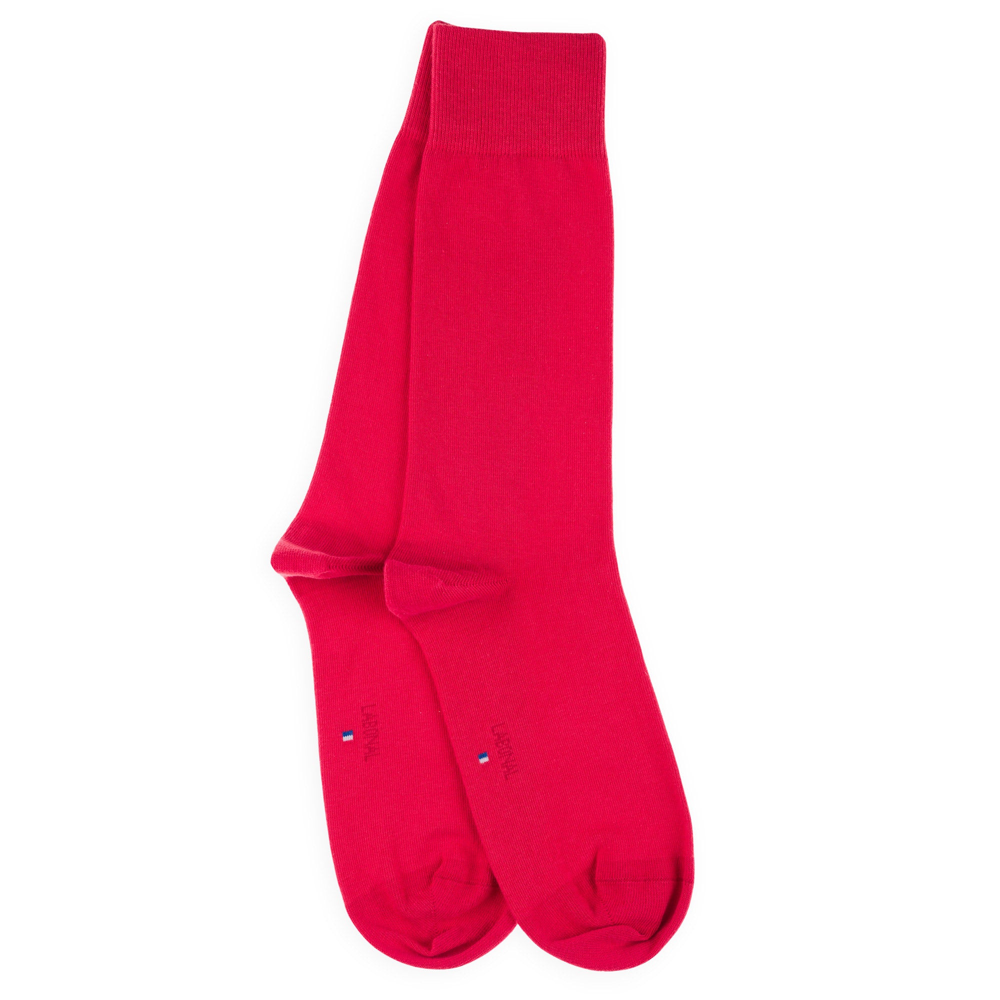 Chaussettes en coton Rouge - Unies jersey