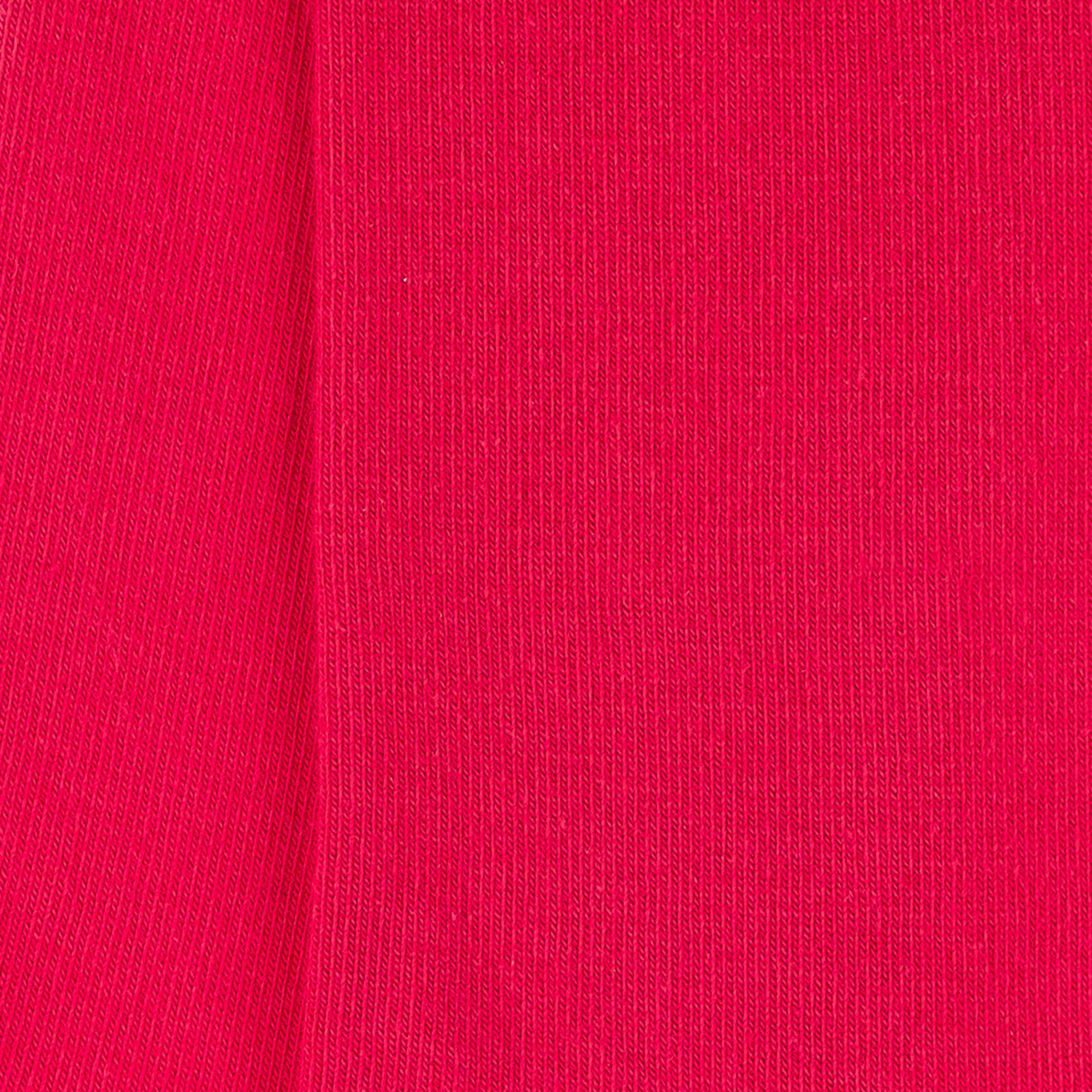 Chaussettes en coton Rouge - Unies jersey
