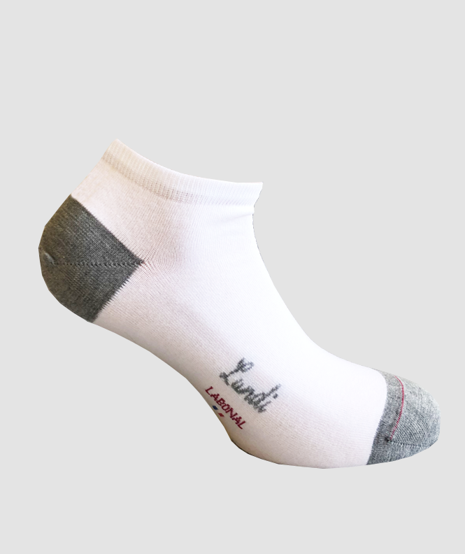 Coffret semainier mini-socquettes Homme coton blanc
