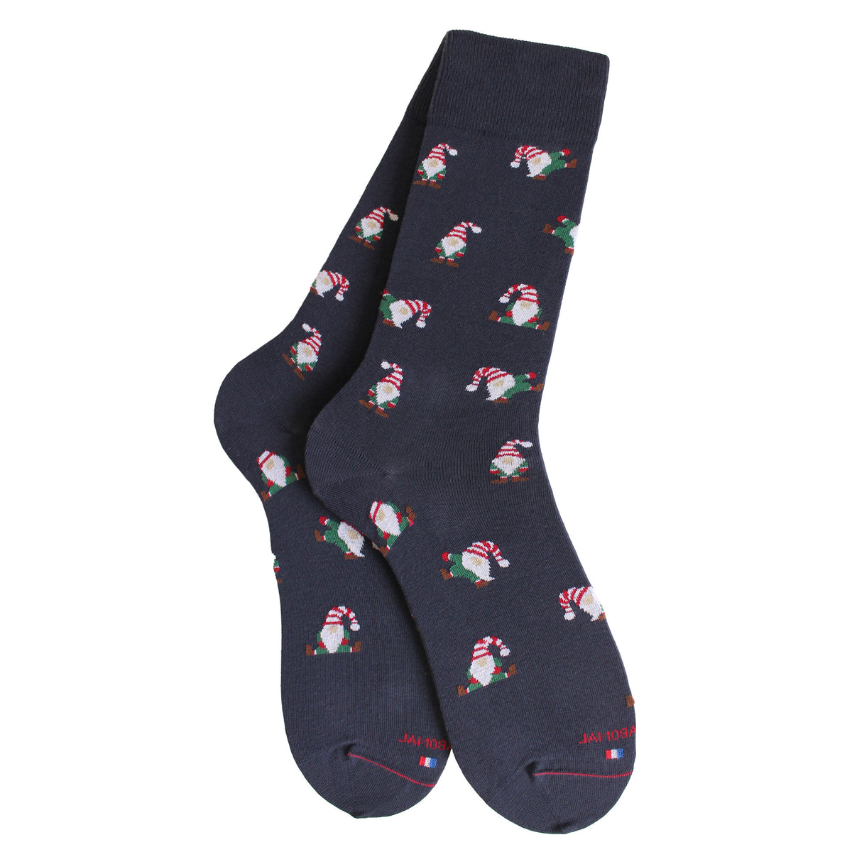 Chaussettes coton bleu motif lutins