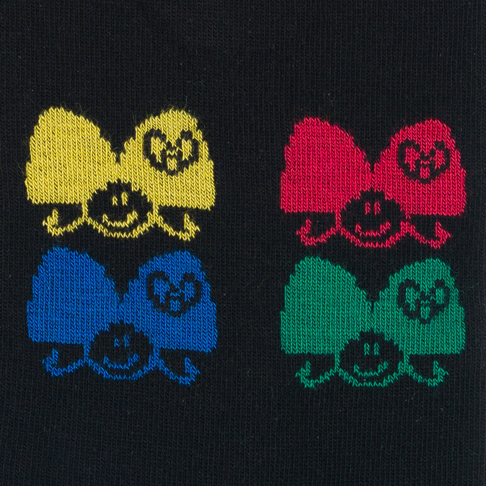 Chaussettes made in Alsace en coton Noir