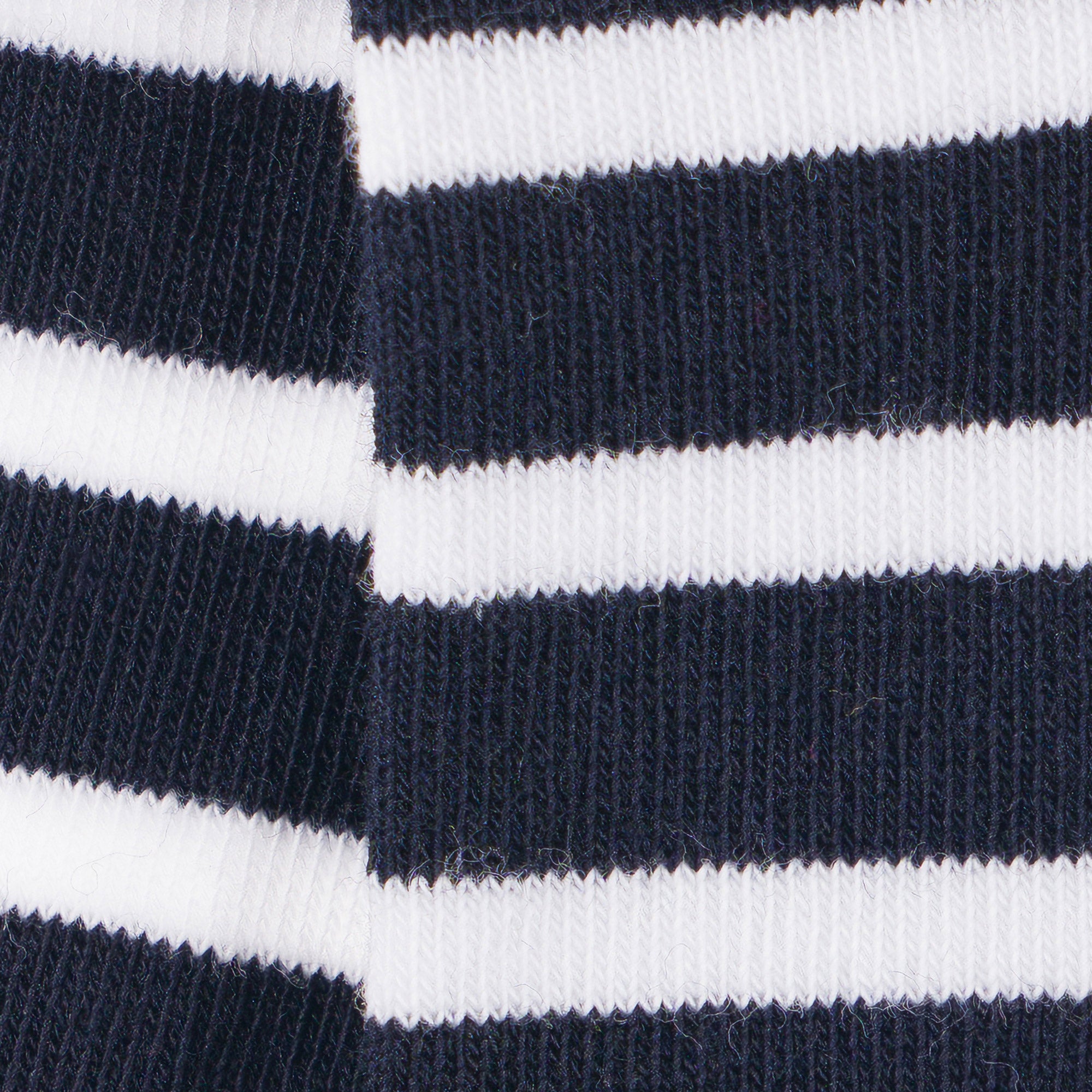 Mini-socquettes en coton Marine & Blanc - Rayures marinières