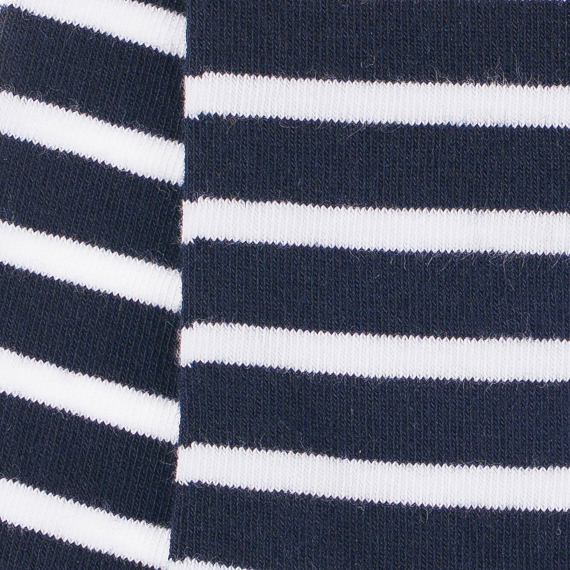 Chaussettes en coton Marine & Blanc - Rayures marinières