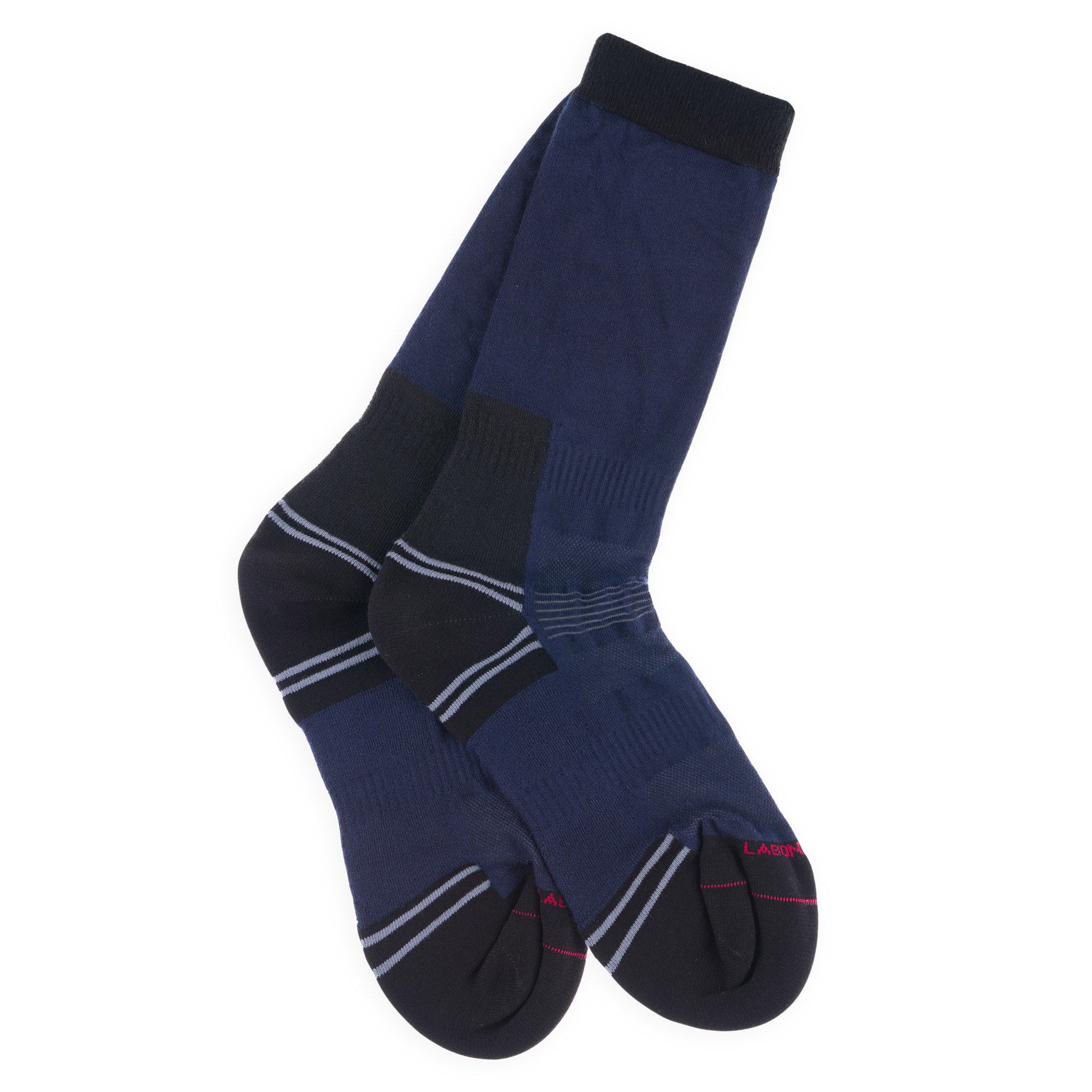 Chaussettes de randonnée polyester Coolmax Marine - Fines