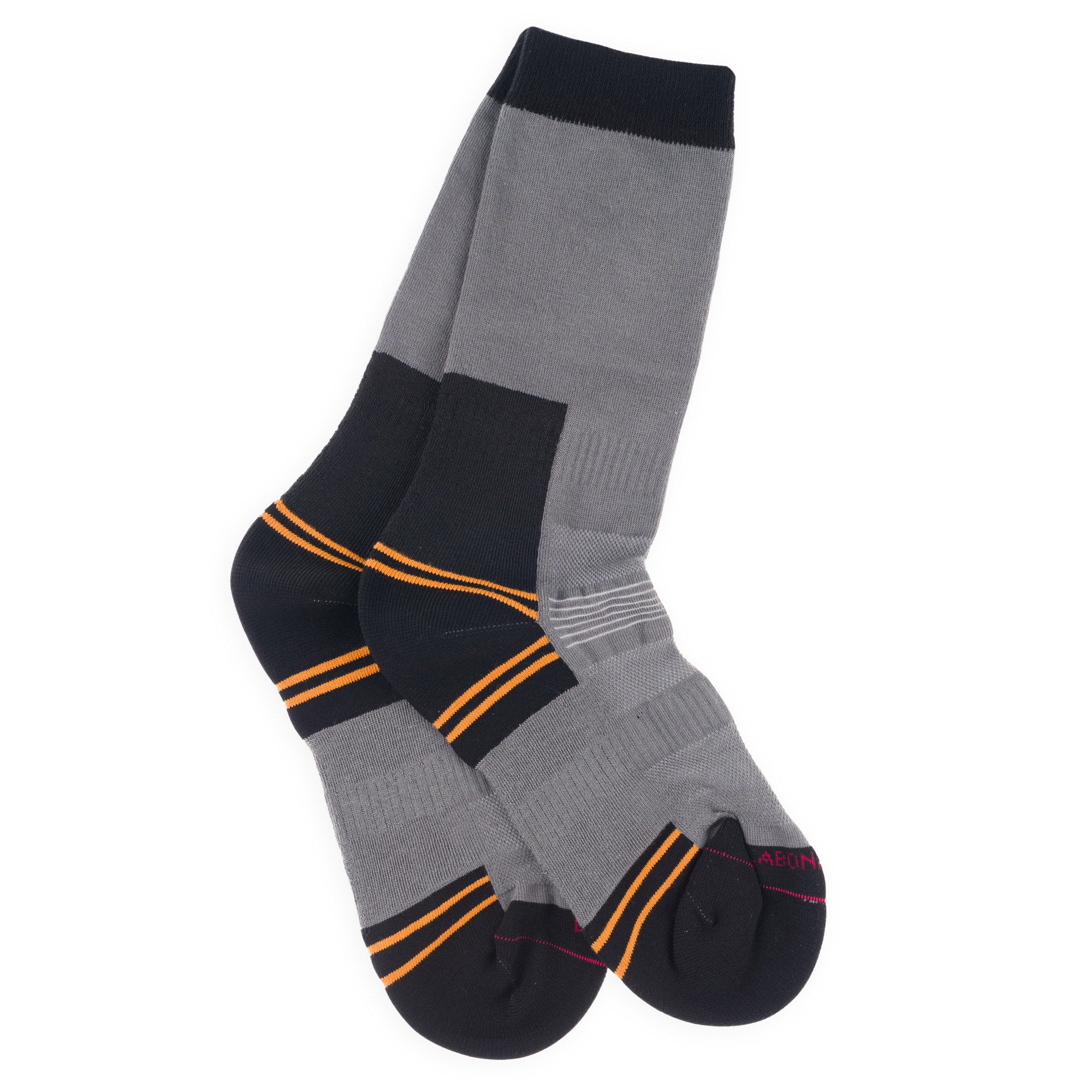 Chaussettes de randonnée polyester Coolmax Gris ardoise - Fines