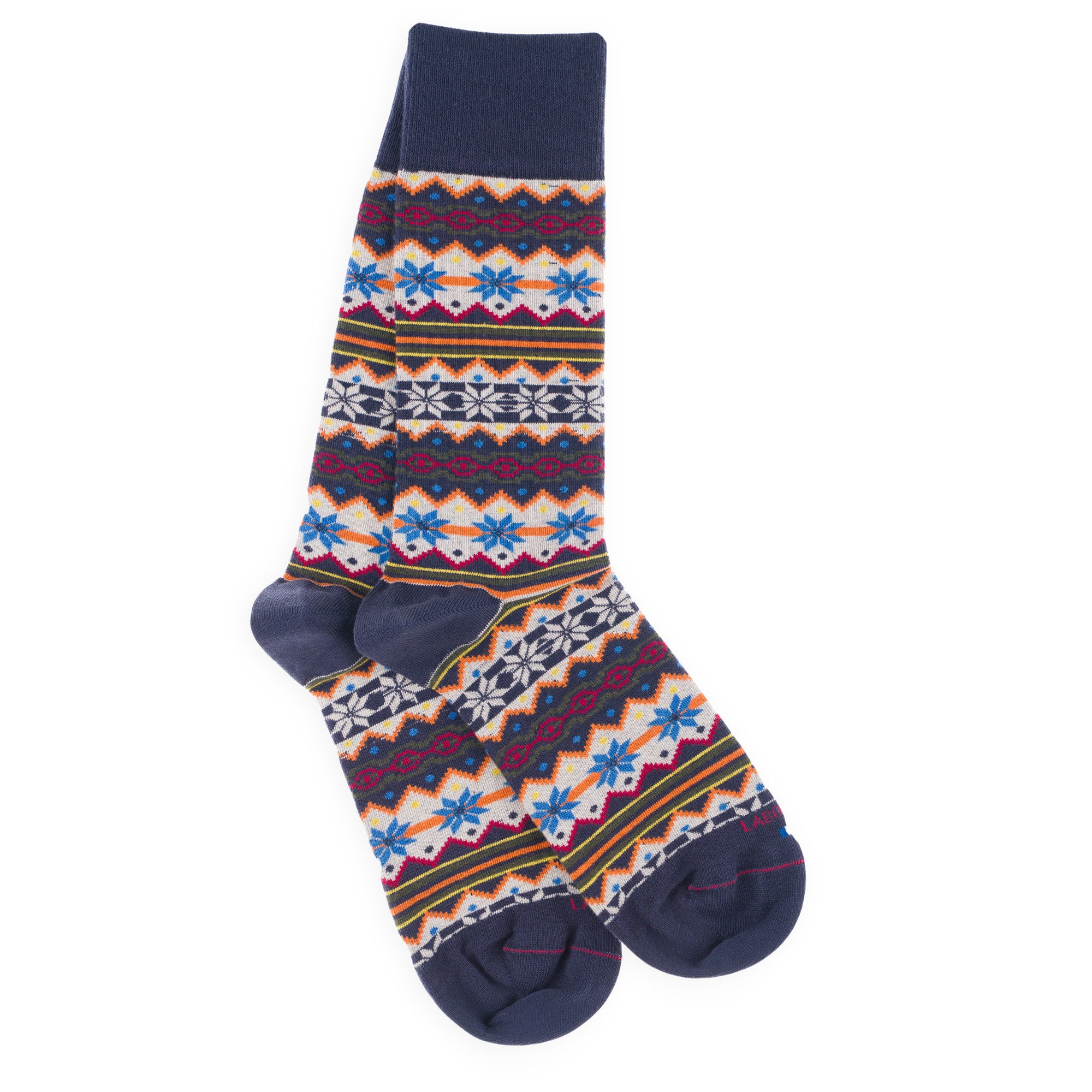 Chaussettes en coton Marine - Style norvégien