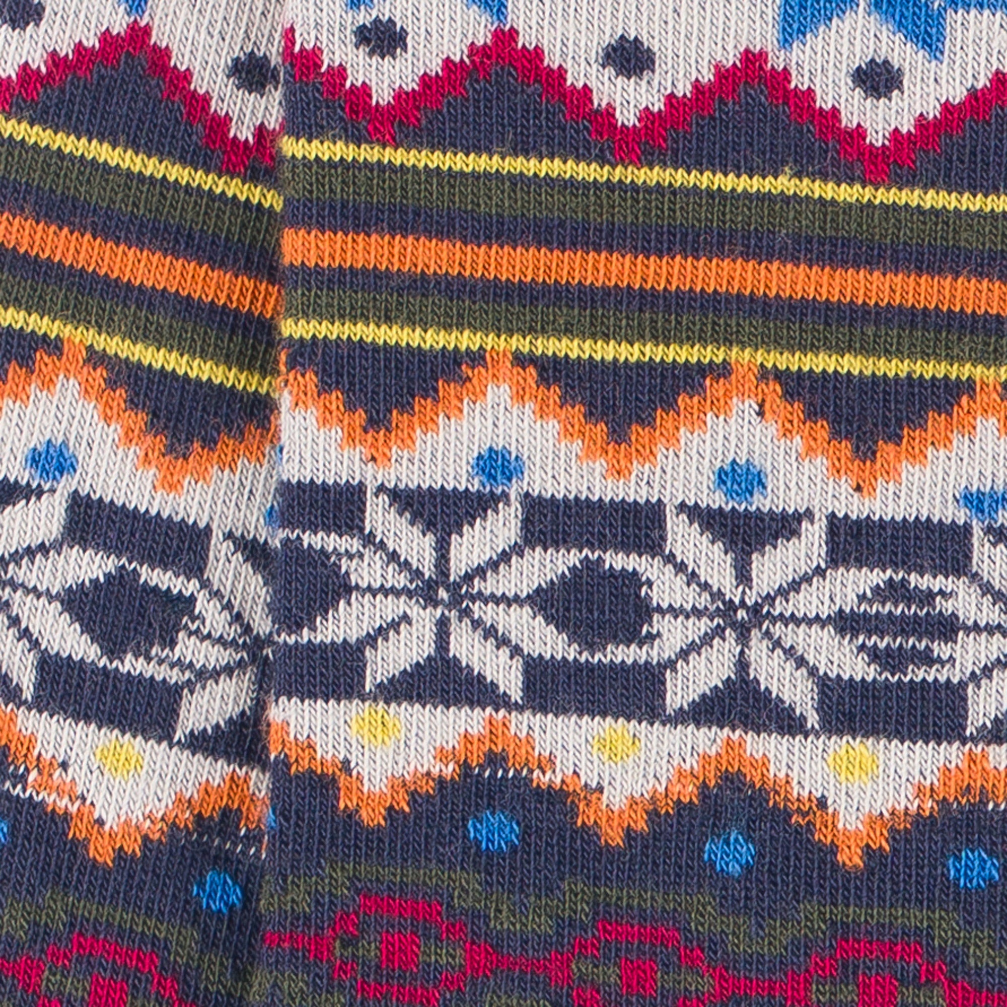 Chaussettes en coton Marine - Style norvégien