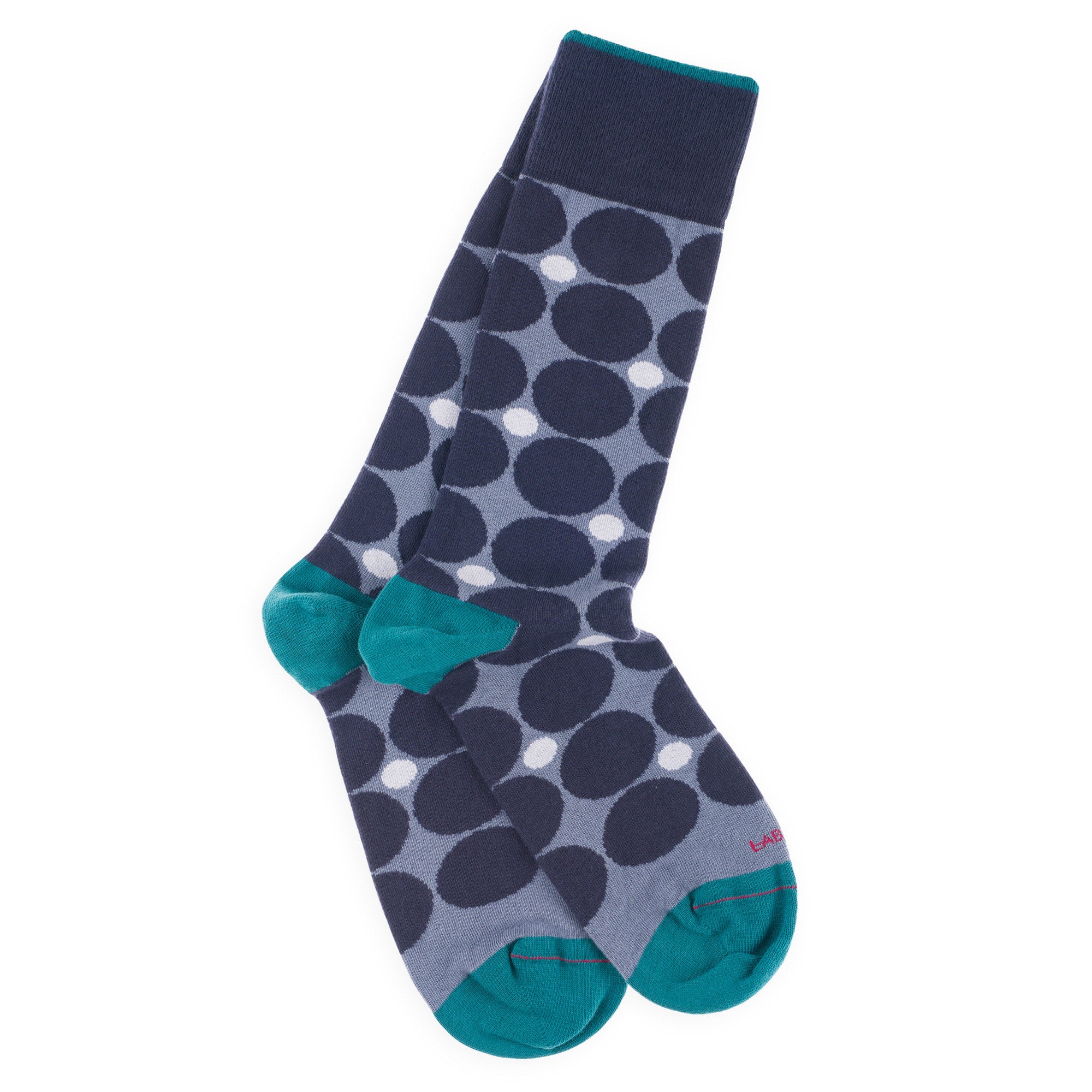 Chaussettes en coton Marine & Payne - Motifs pions dames