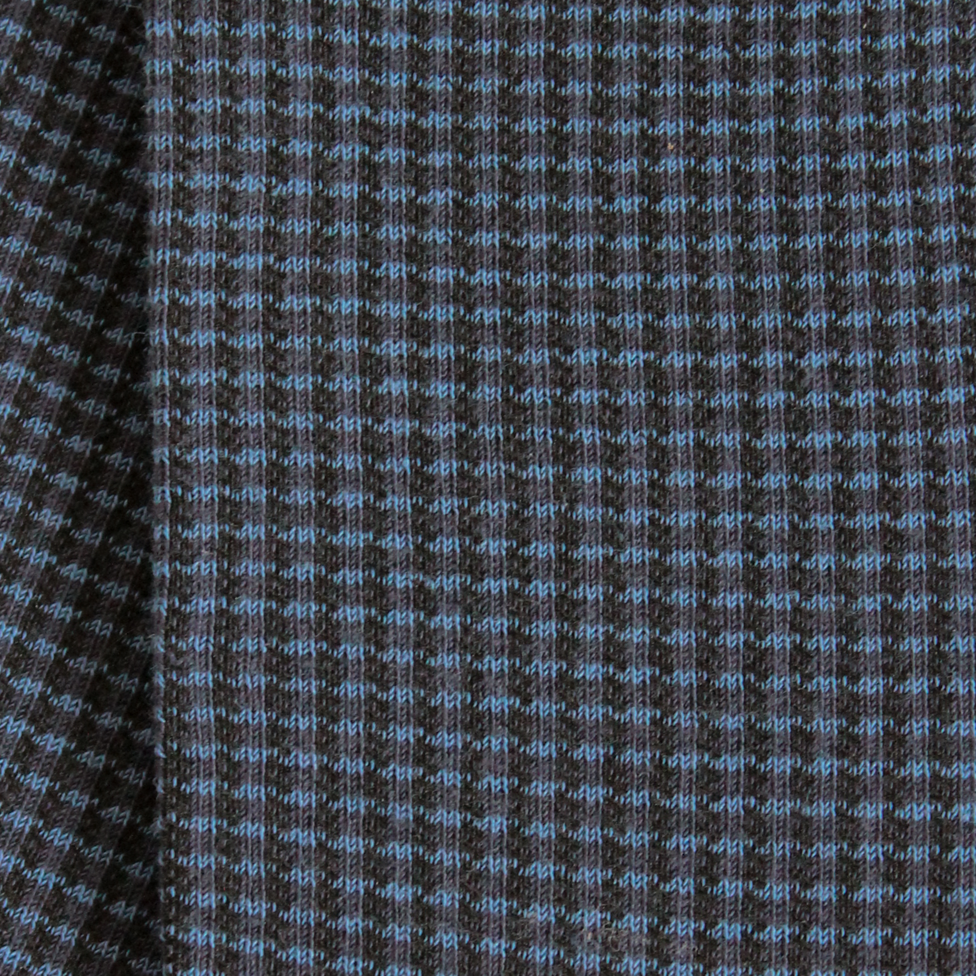 Chaussettes en coton Marine - Quadrillage et côtes