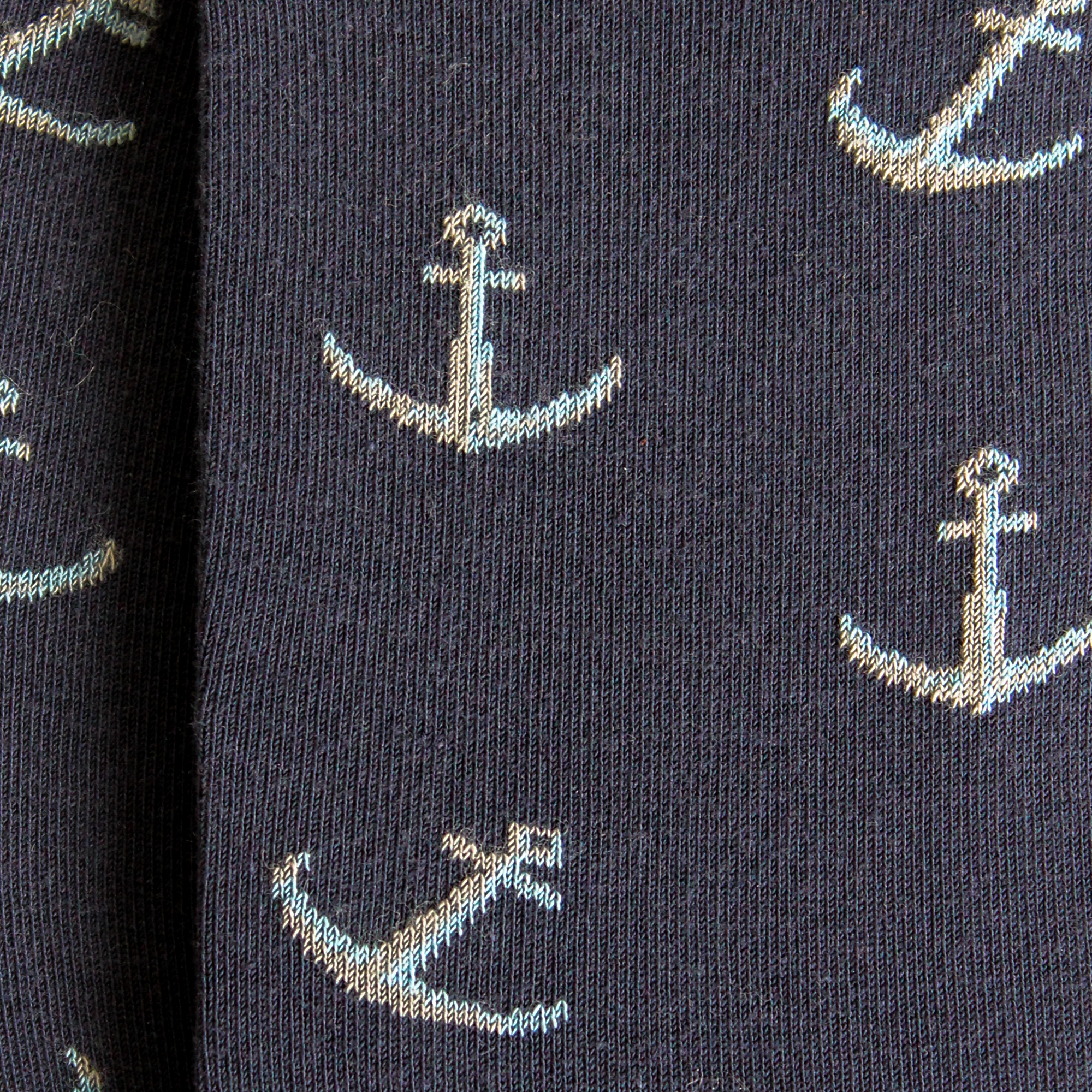 Chaussettes en coton Marine - Semis ancres