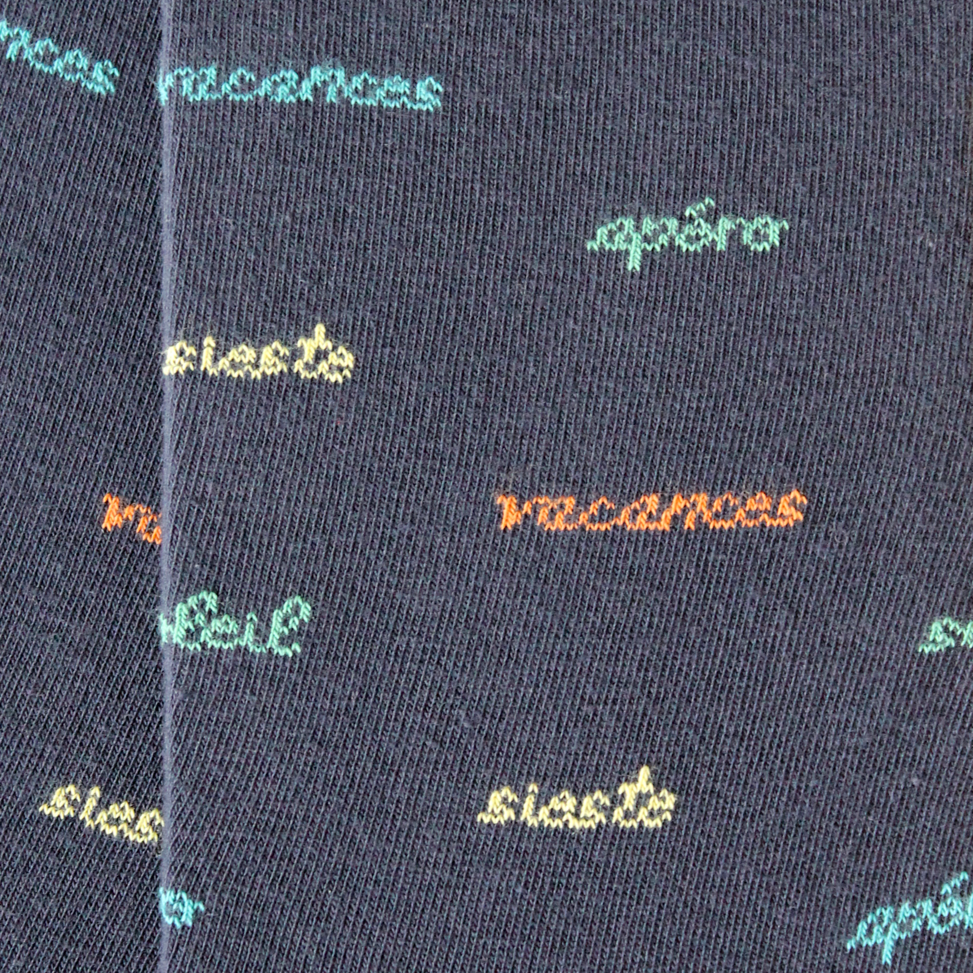 Chaussettes en coton Marine - Vacances