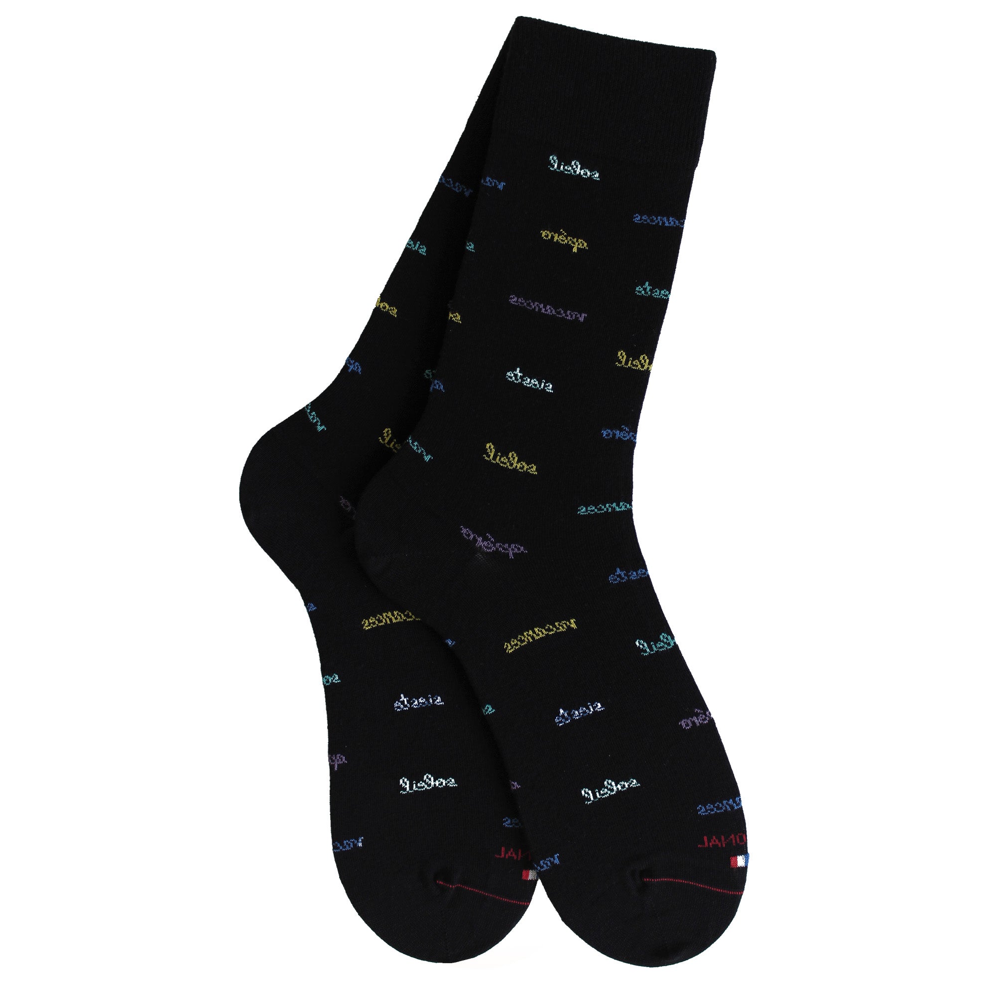 Chaussettes en coton Noir - Vacances