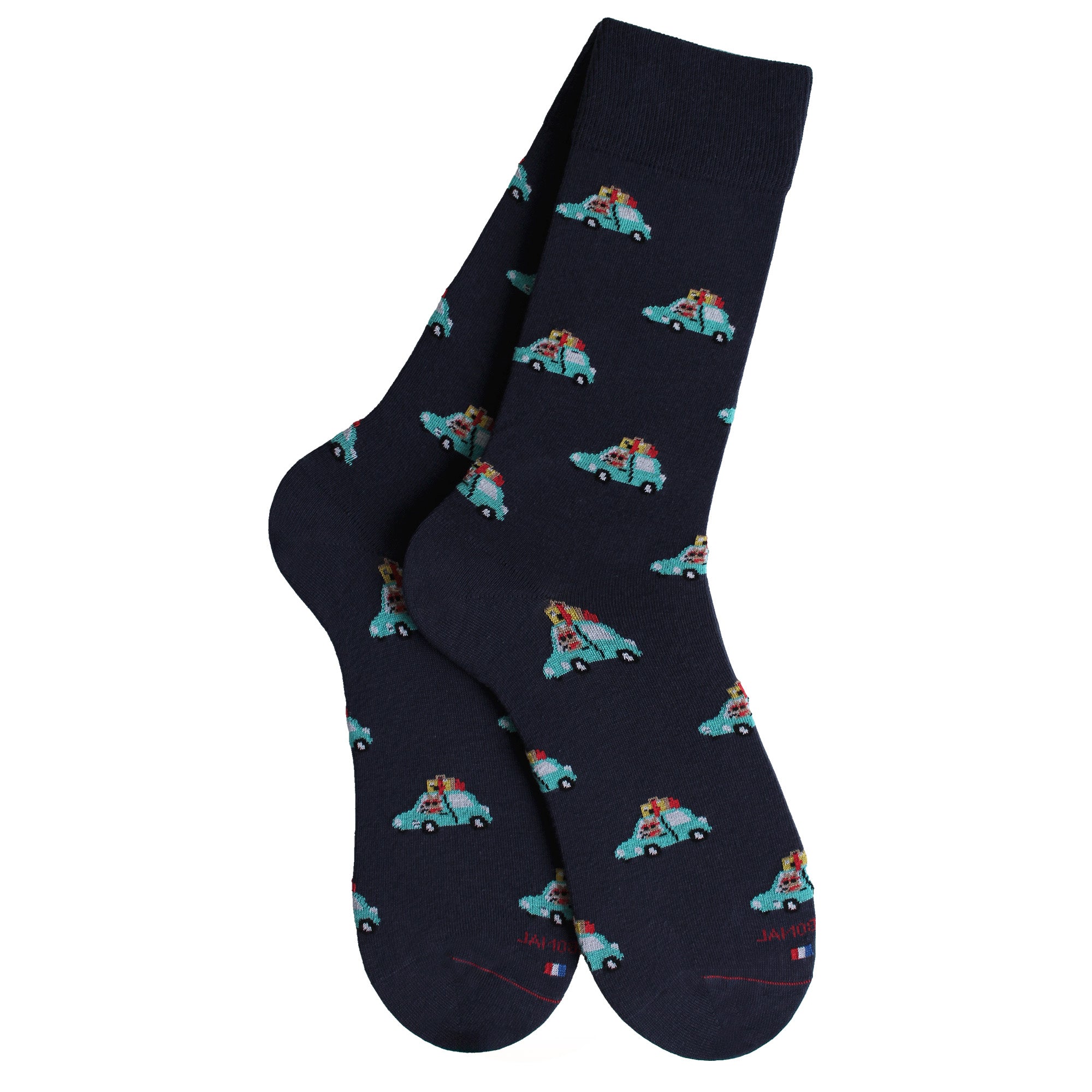 Chaussettes en coton Marine - Voitures