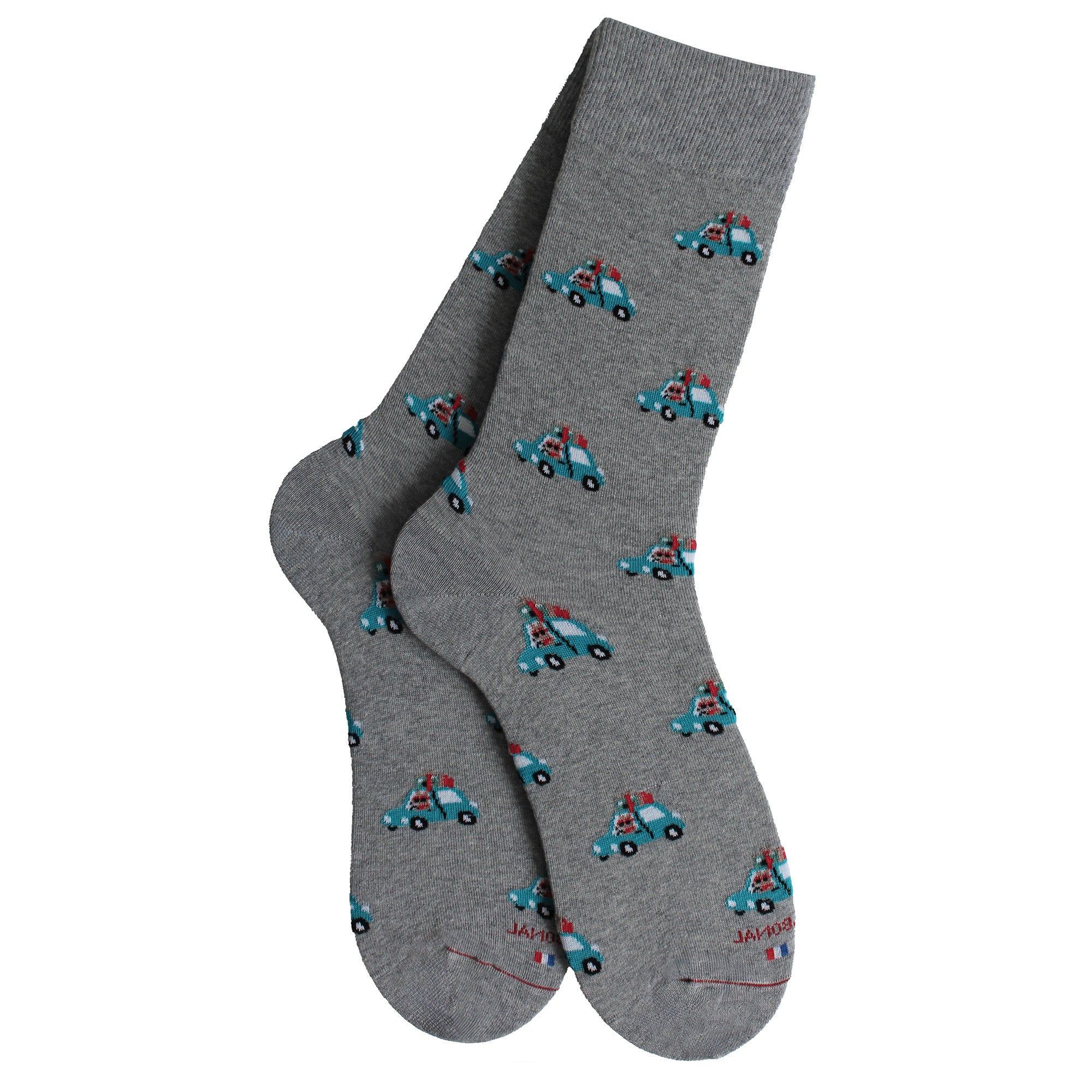 Chaussettes en coton Gris chiné - Voitures