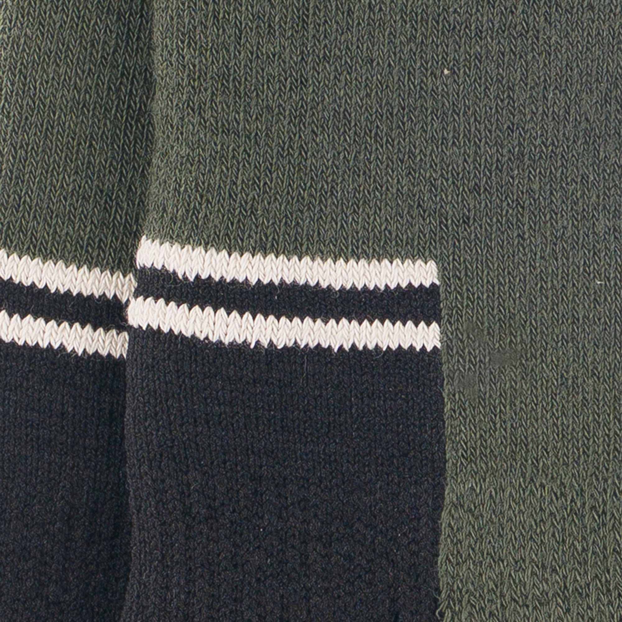 Chaussettes hautes de sécurité en coton Kaki - Bouclette
