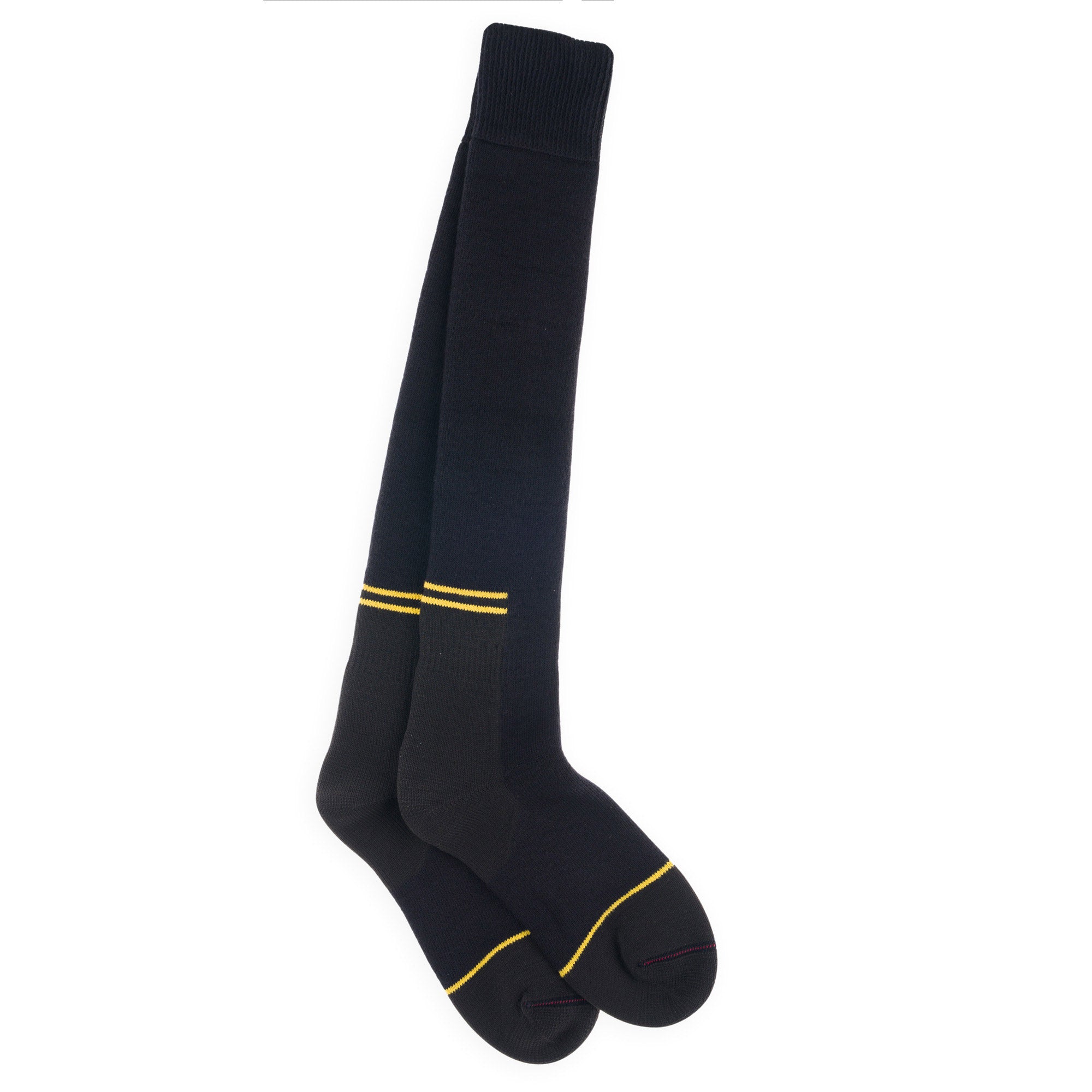 Chaussettes hautes de sécurité en coton Noir - Bouclette