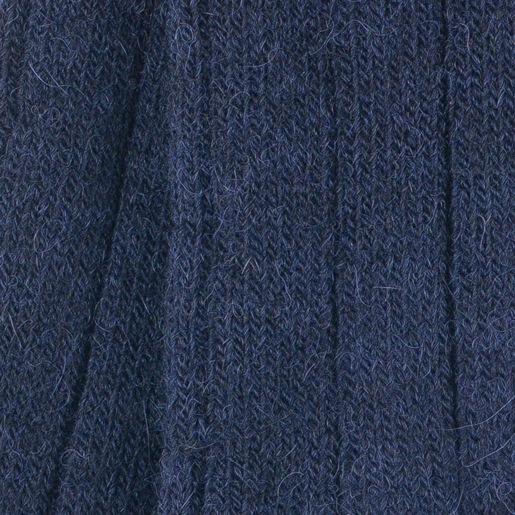 Chaussettes alpaga Marine - Grosses mailles à côtes
