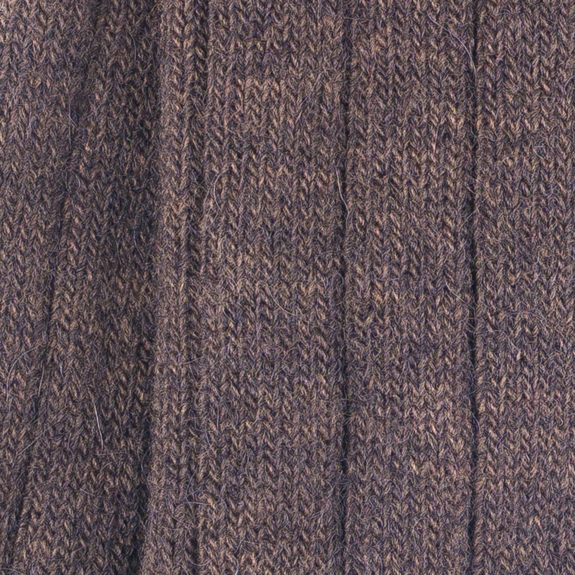 Chaussettes alpaga Marron - Grosses mailles à côtes