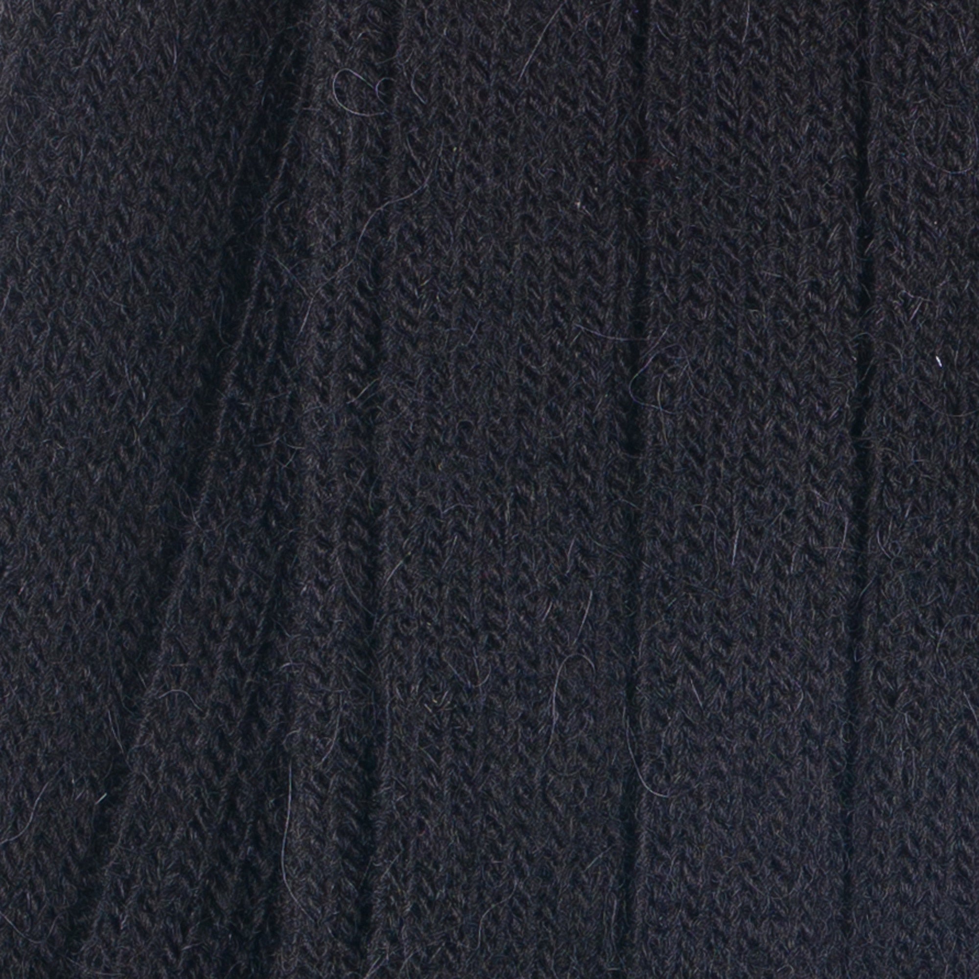 Chaussettes alpaga Noir - Grosses mailles à côtes