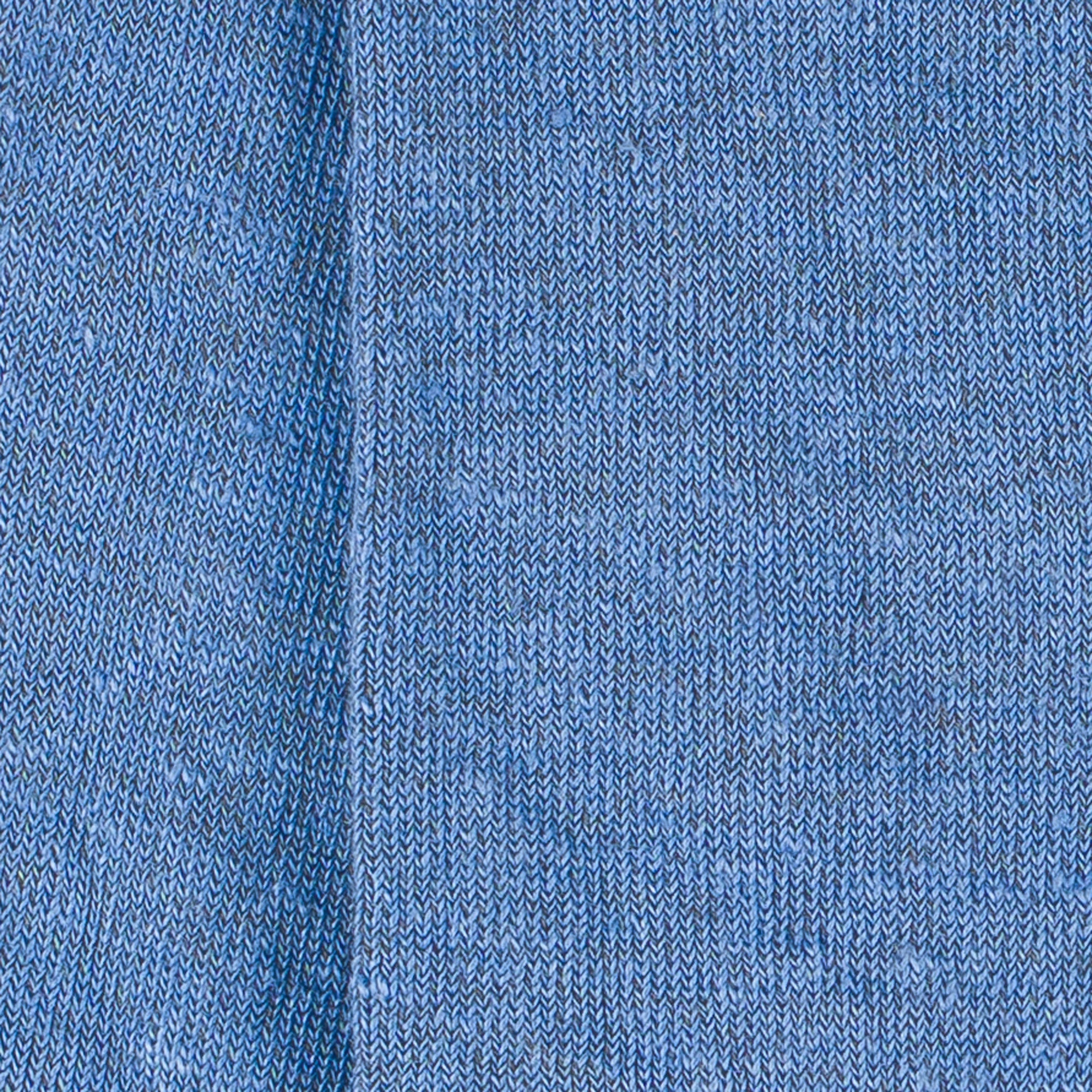 Chaussettes en lin Bleu - Unies jersey