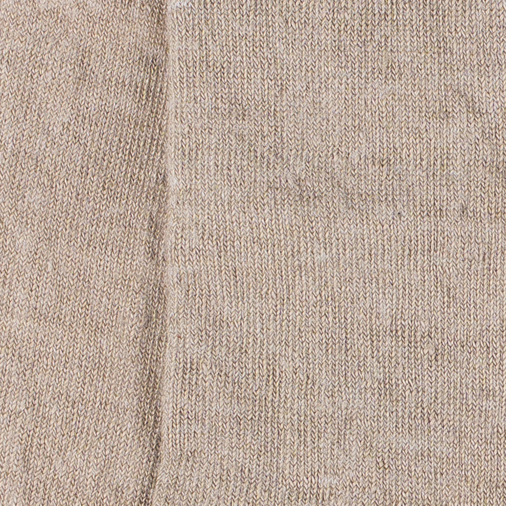 Chaussettes en lin Taupe - Unies jersey
