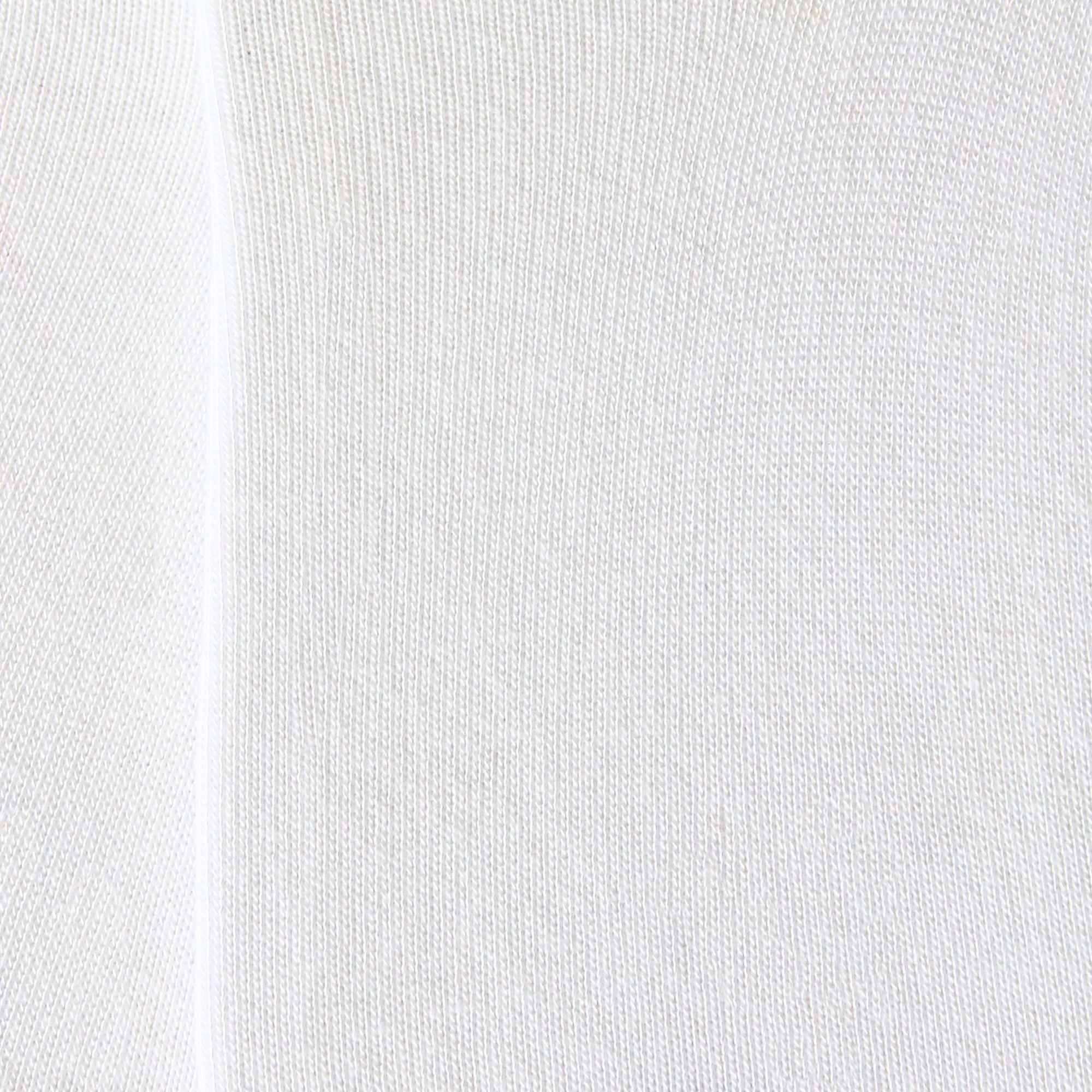 Socquettes en bambou Blanc - Unies jersey
