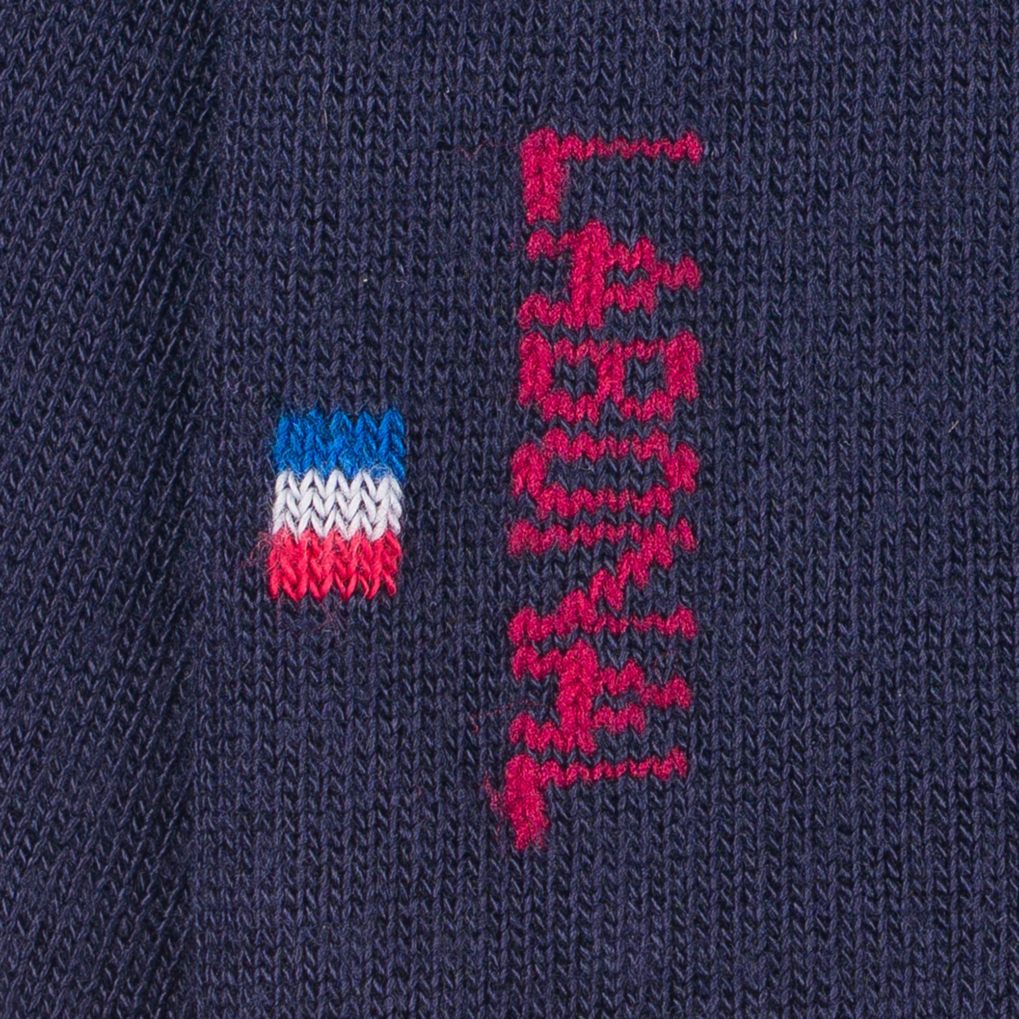 Mini-socquettes en bambou Marine - Unies jersey