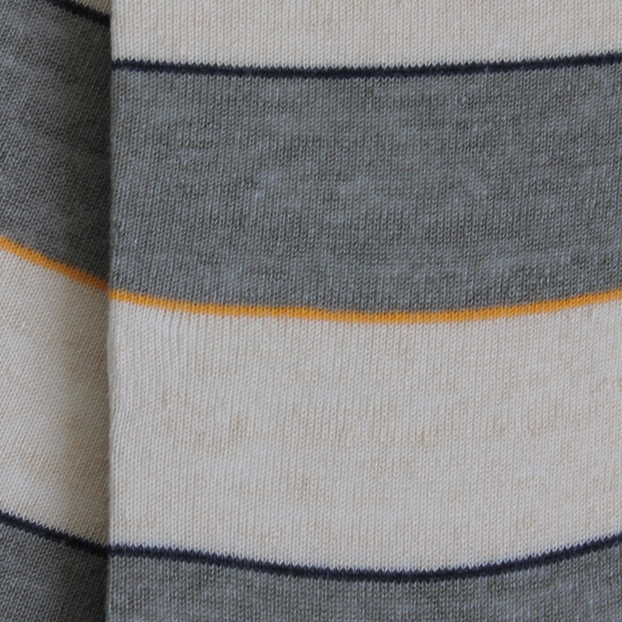 Chaussettes en lin Blanc écru - Rayures