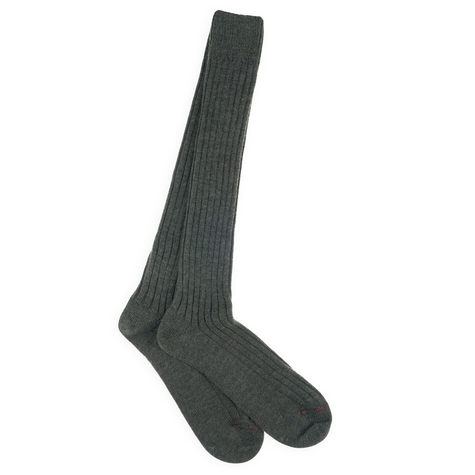 Chaussettes hautes de chasse en laine Kaki - Spéciales Bottes