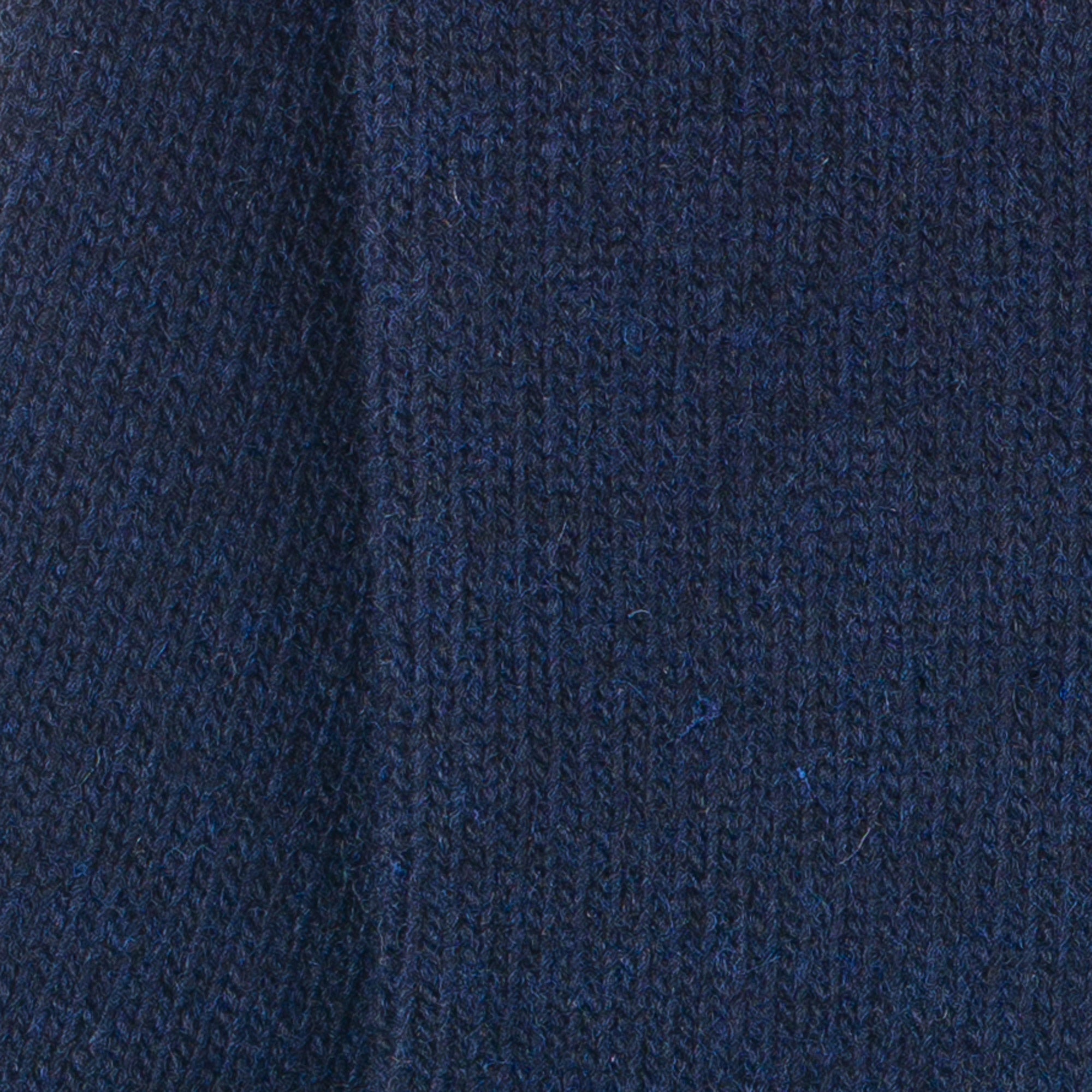 Chaussettes en laine et cachemire Marine - Unies jersey