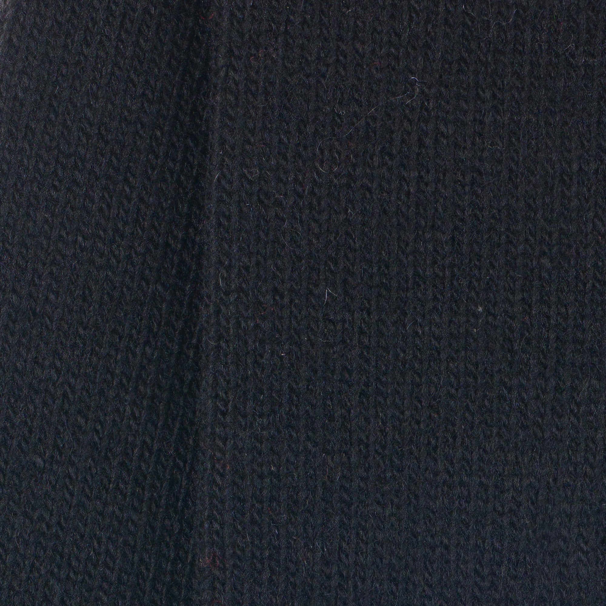 Chaussettes en laine et cachemire Noir - Unies jersey
