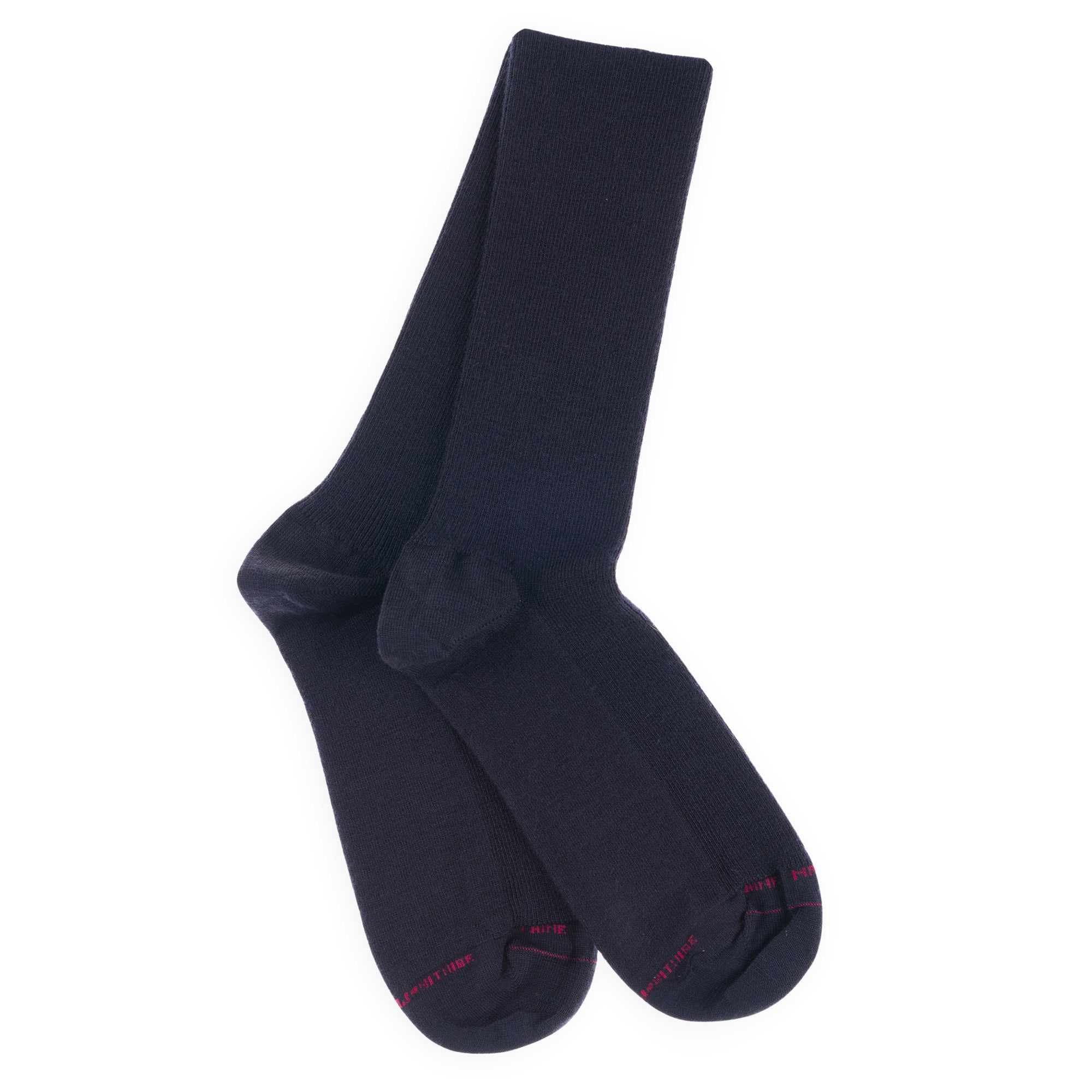 Chaussettes Non Comprimantes en laine mérinos Marine - Unies