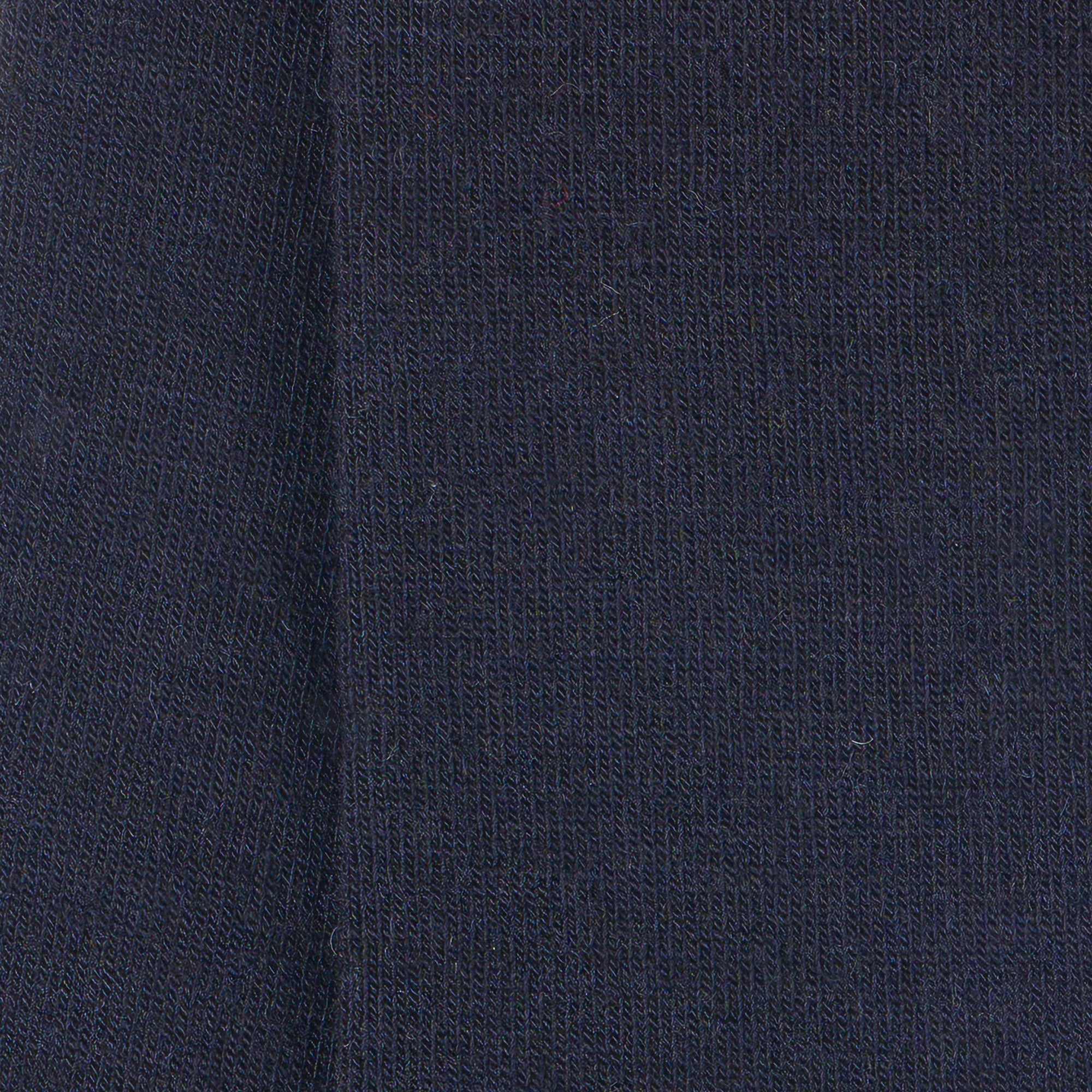 Chaussettes Unies jersey laine mérinos et intérieur coton Marine