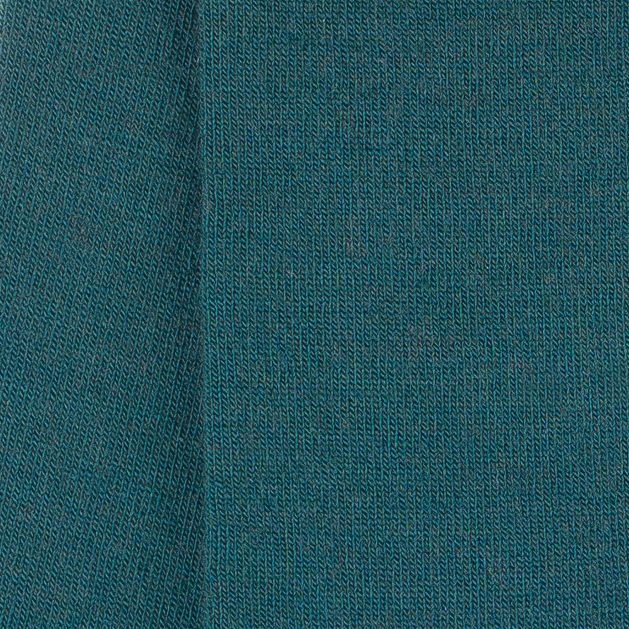 Chaussettes Unies jersey laine mérinos et intérieur coton Vert