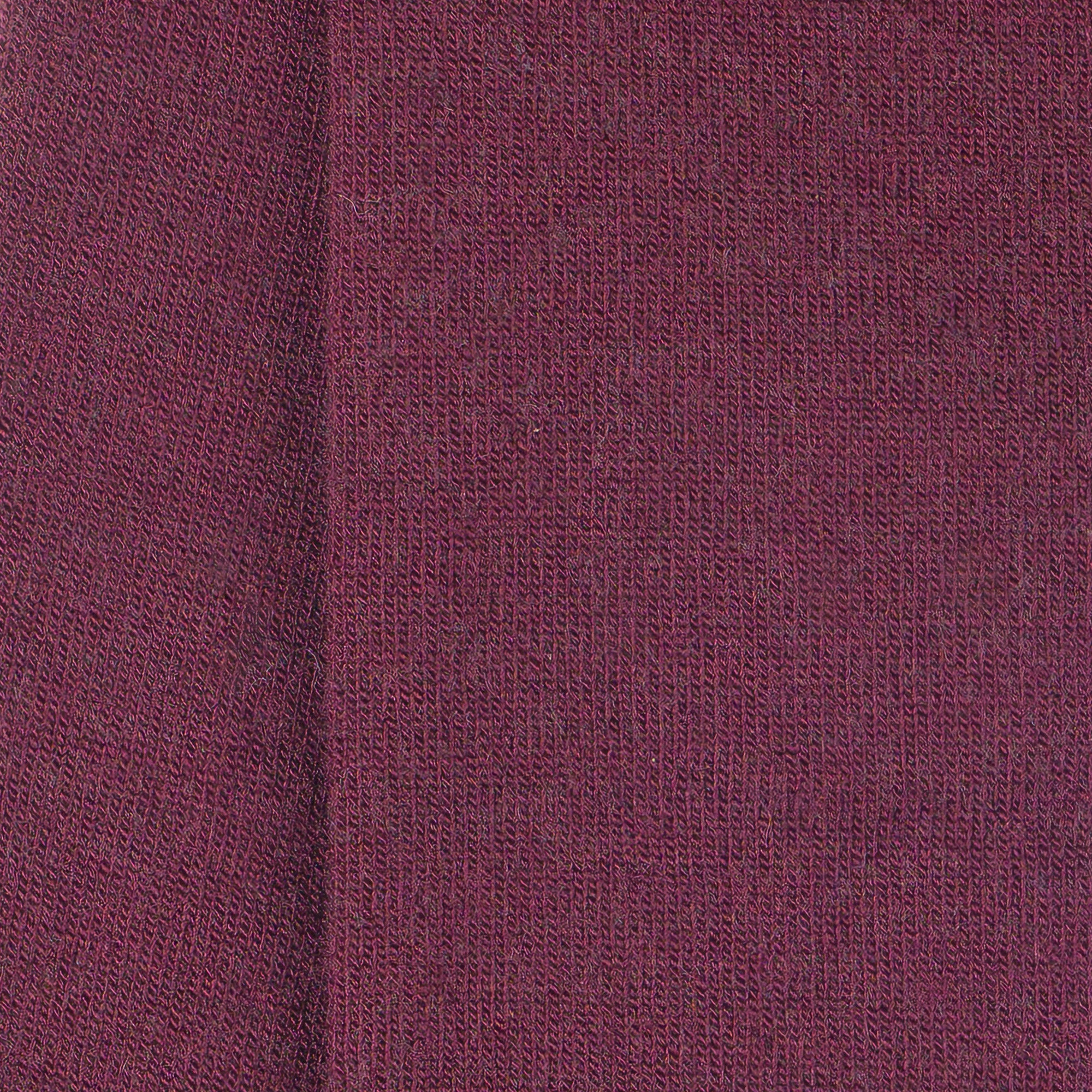 Chaussettes Unies jersey laine mérinos et intérieur coton Bordeaux
