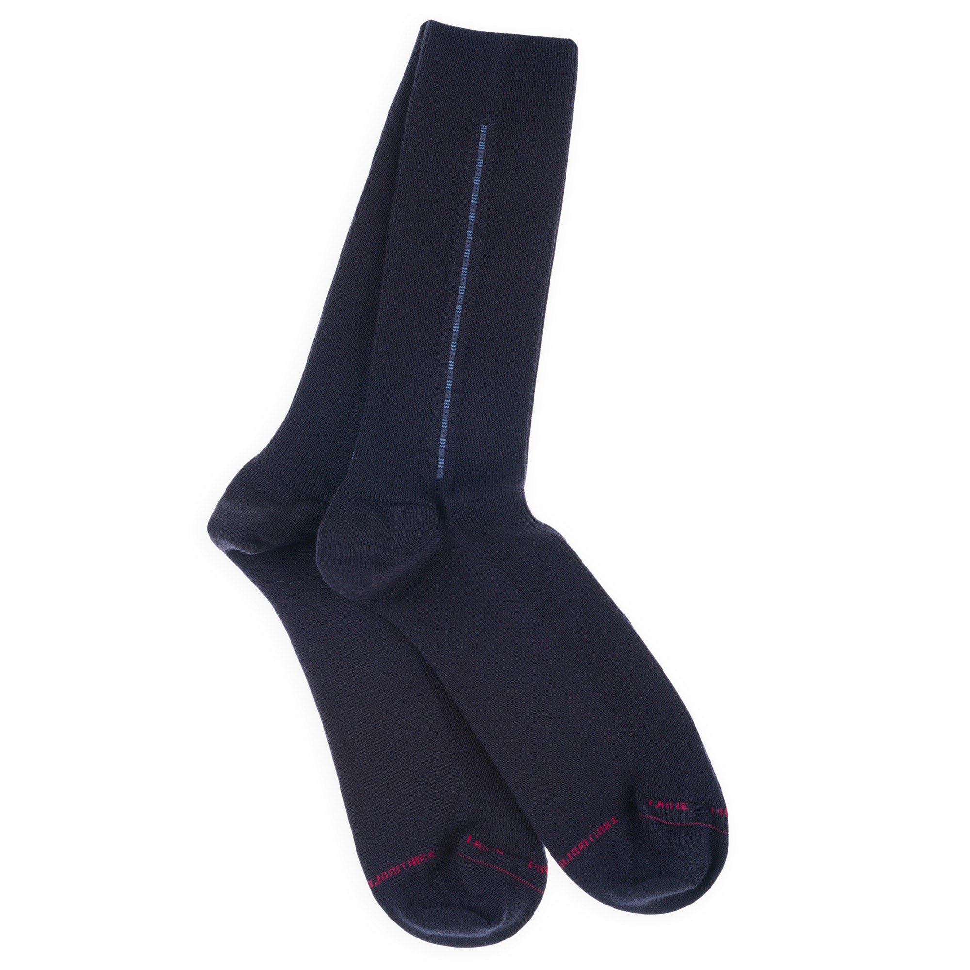 Chaussettes Non Comprimantes en laine mérinos Marine - Baguette