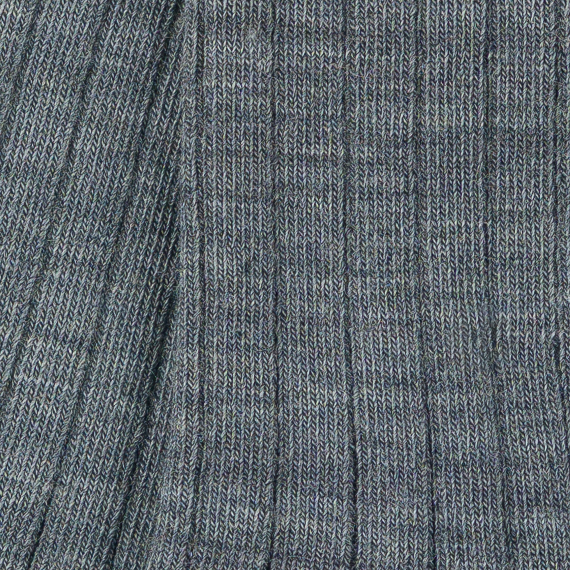 Chaussettes en laine mérinos Gris fer - À Côtes