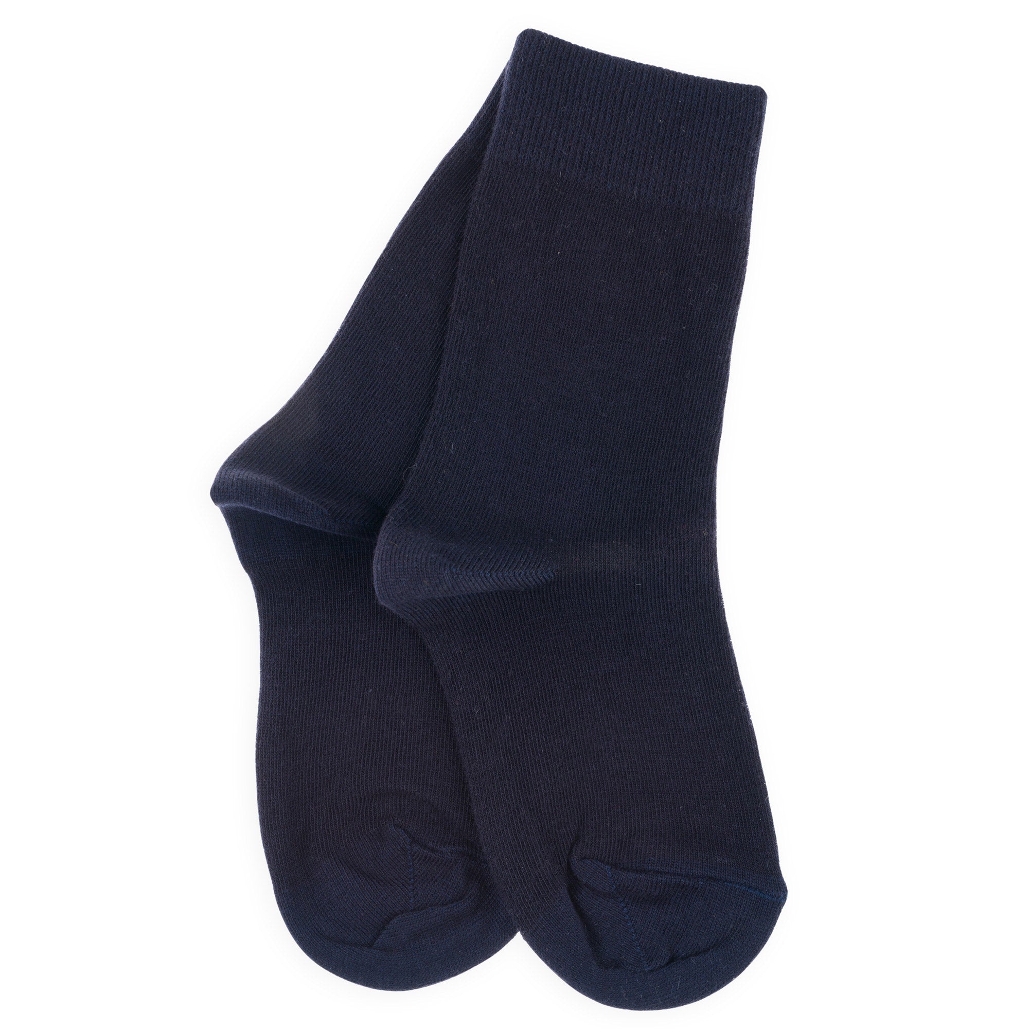 Chaussettes Unies jersey coton Marine