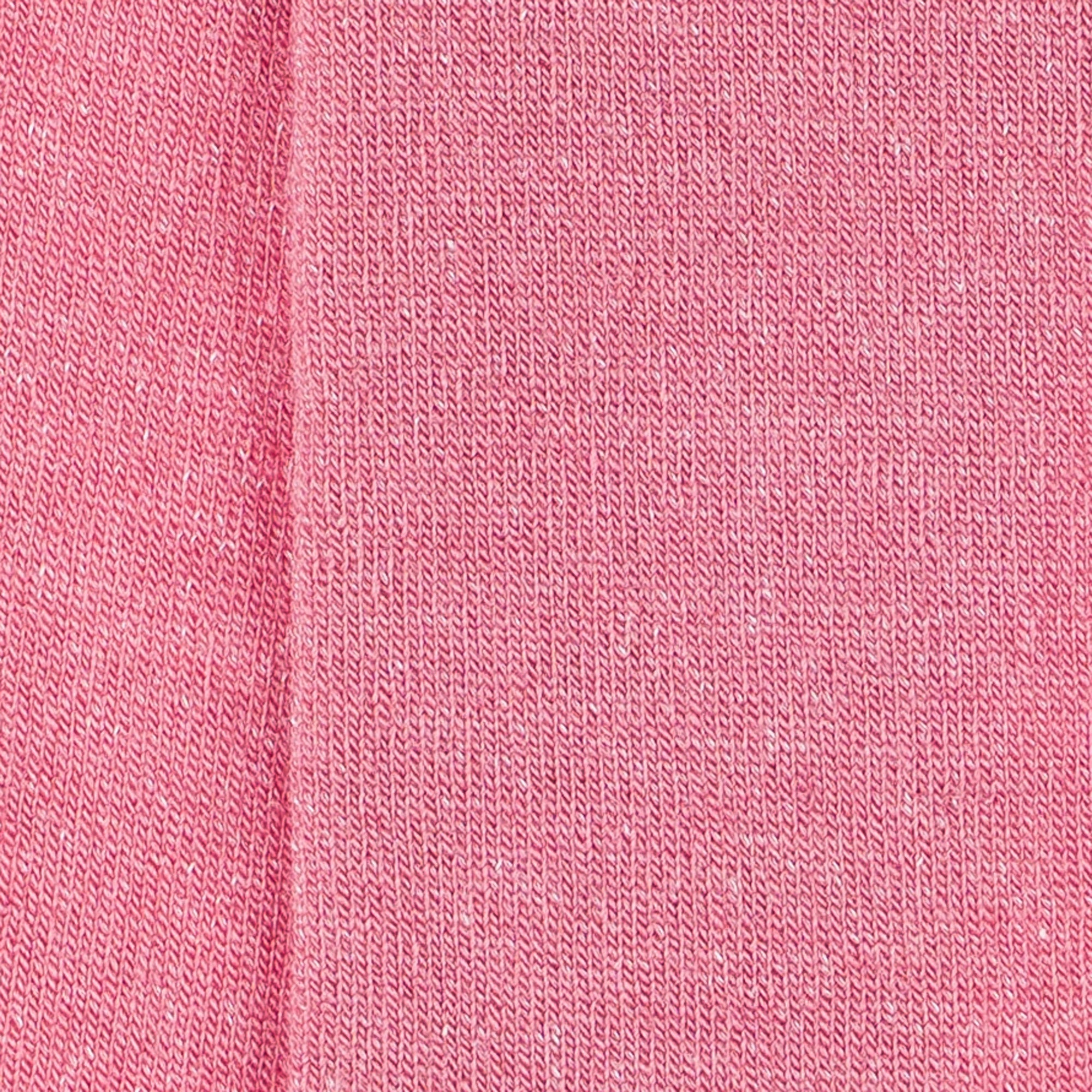 Chaussettes hautes laine mérinos et intérieur coton Vieux rose