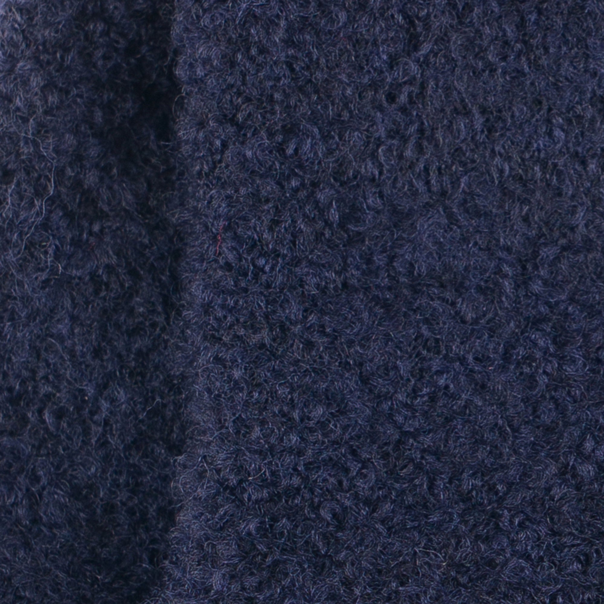Chaussettes en laine mérinos Marine - Bouclette polaire