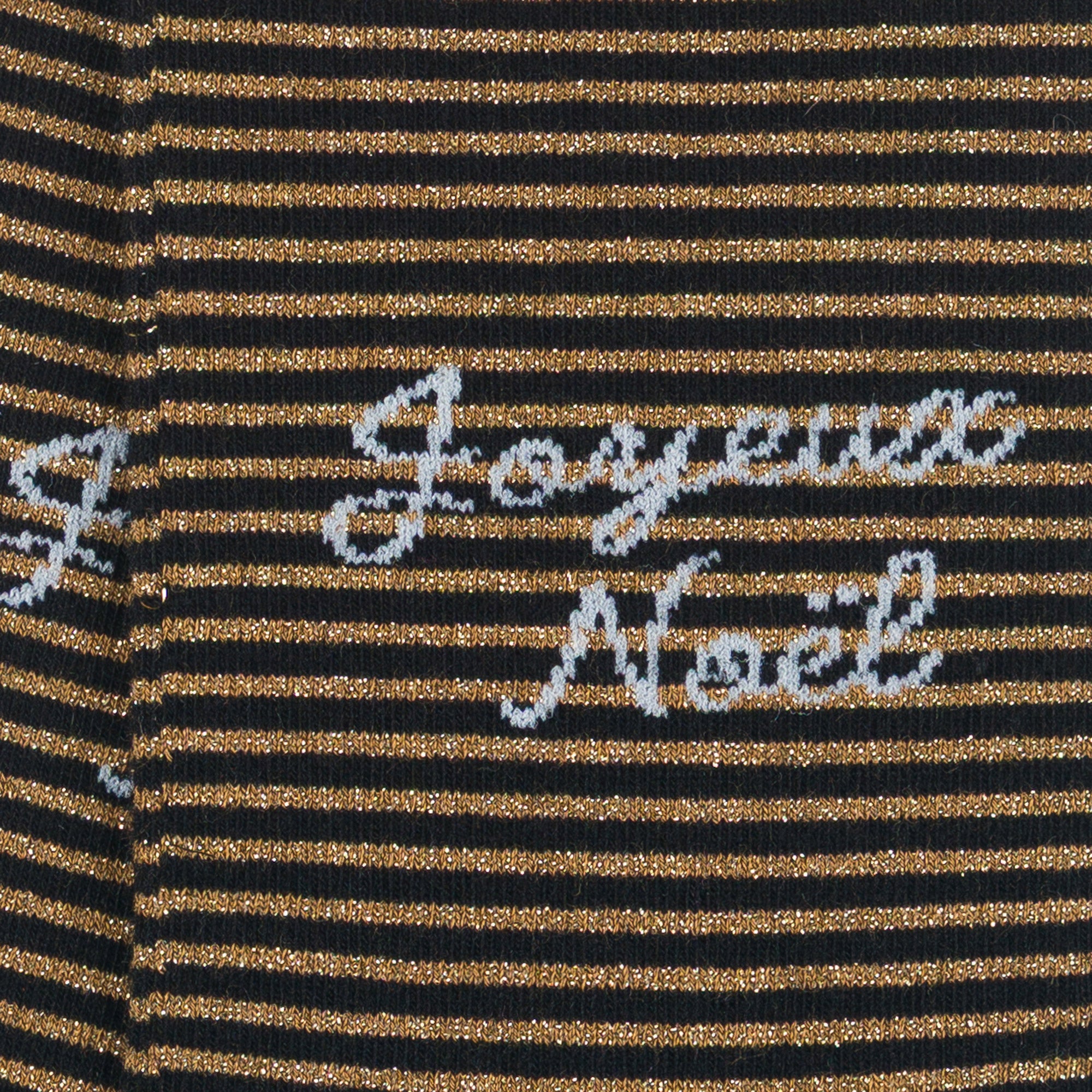 Chaussettes en coton Noir - Motif Joyeux Noël