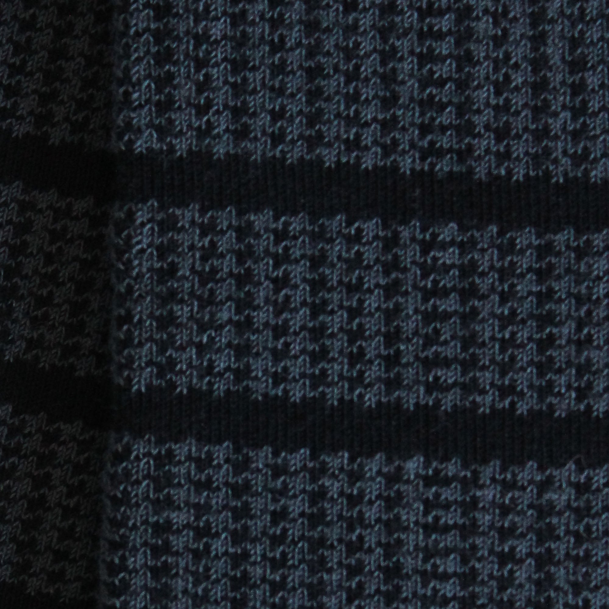 Chaussettes coton noir rayure pied de poule