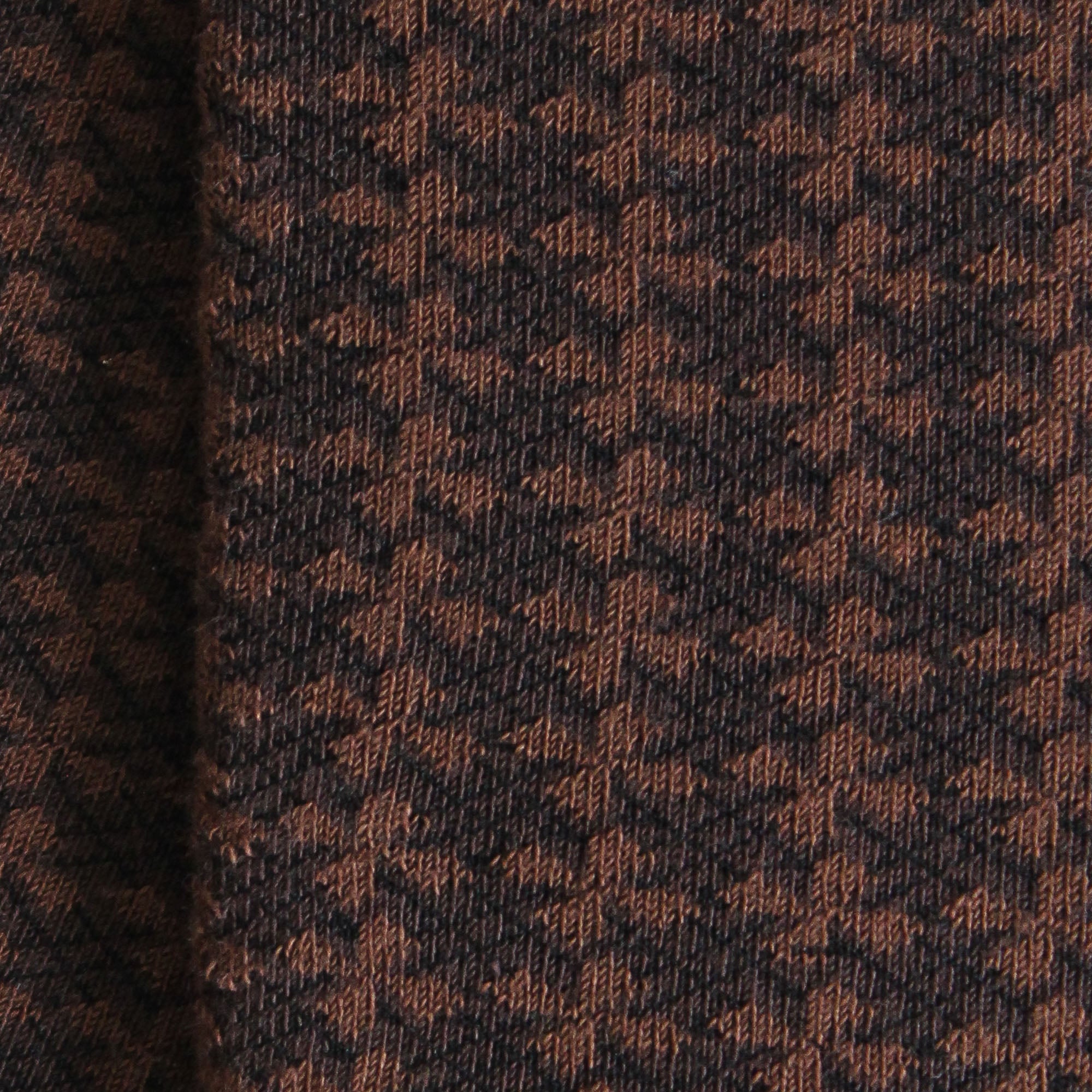 Chaussettes coton marron motif croix