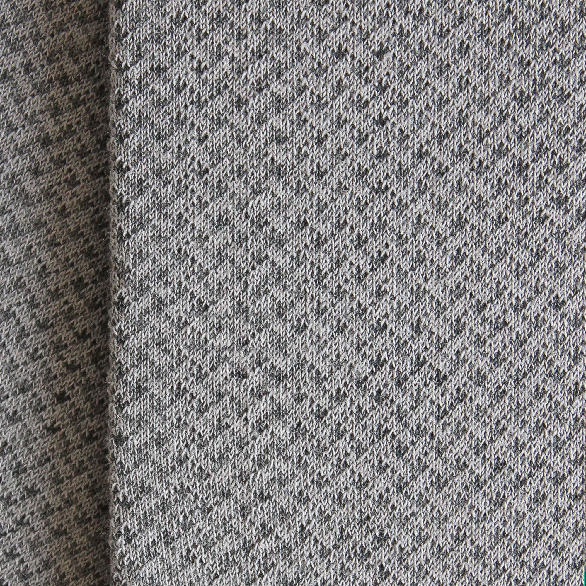 Chaussettes laine gris effet tissage