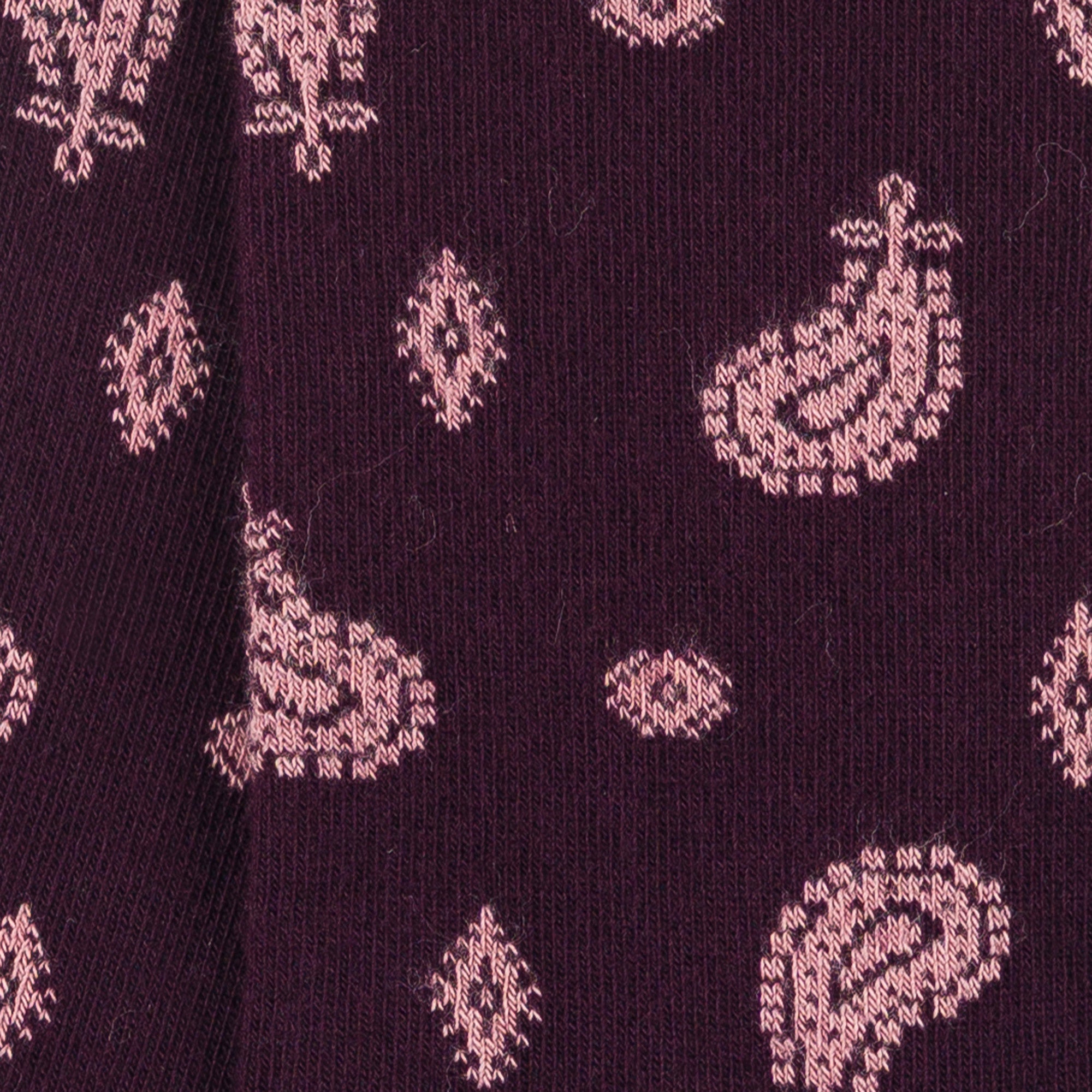 Chaussettes en coton Violet - Motifs bandana