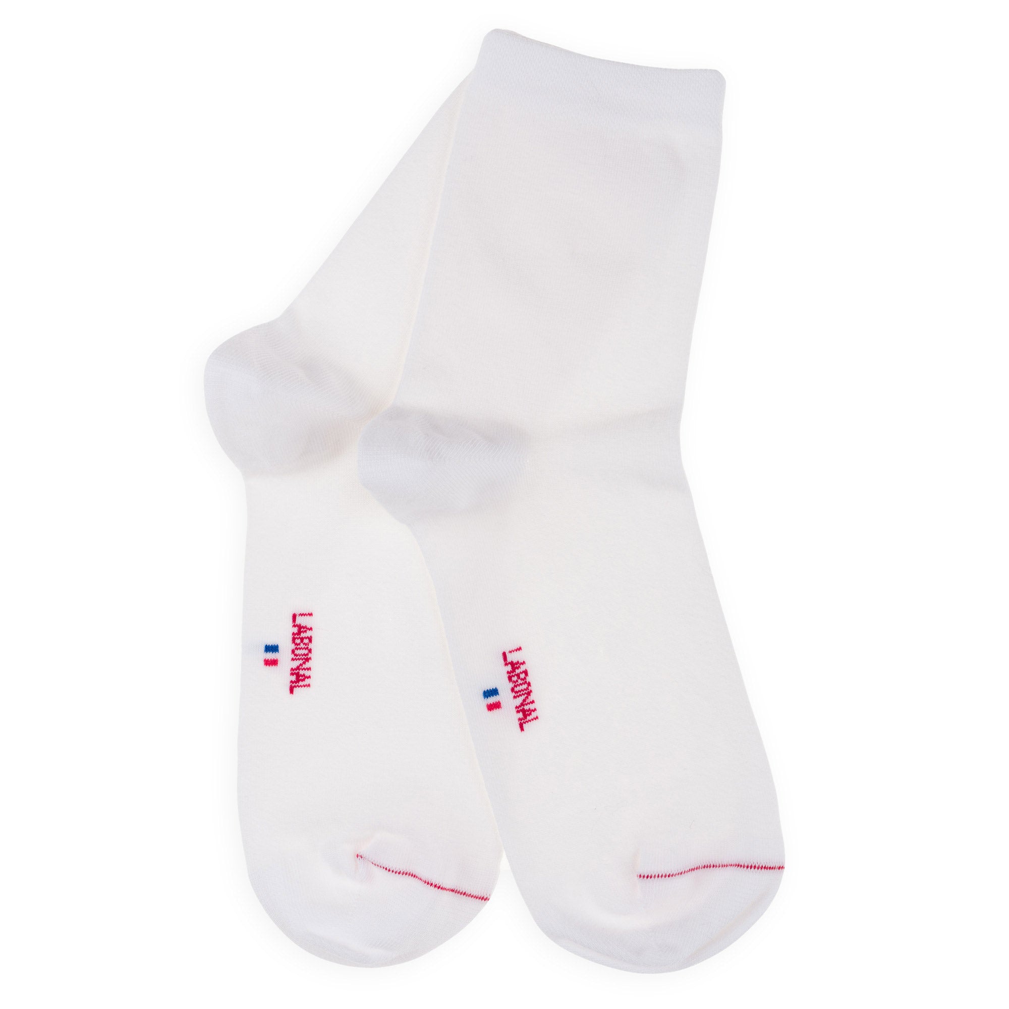 Socquettes en coton Blanc - Unies jersey