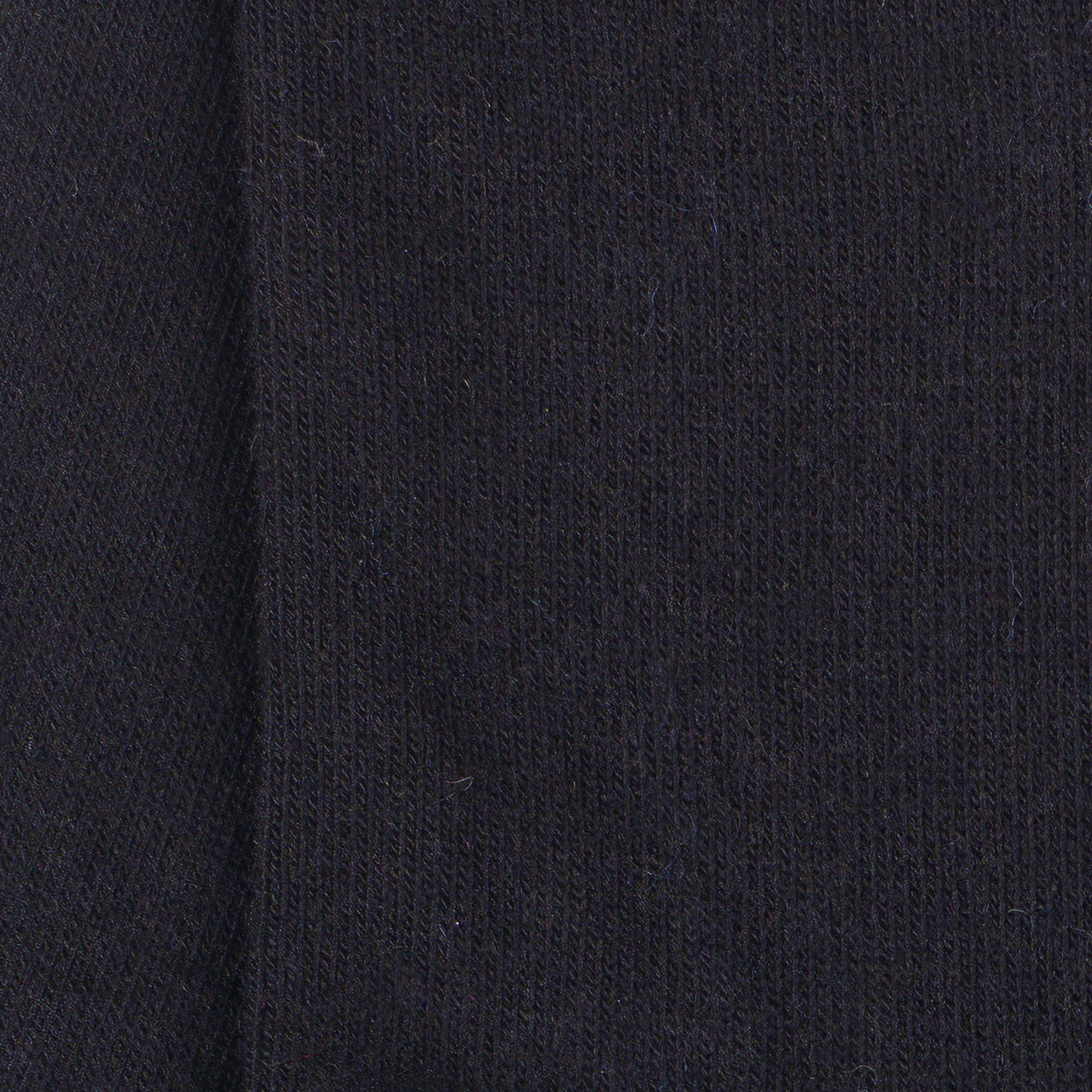 Socquettes en coton Noir - Unies jersey