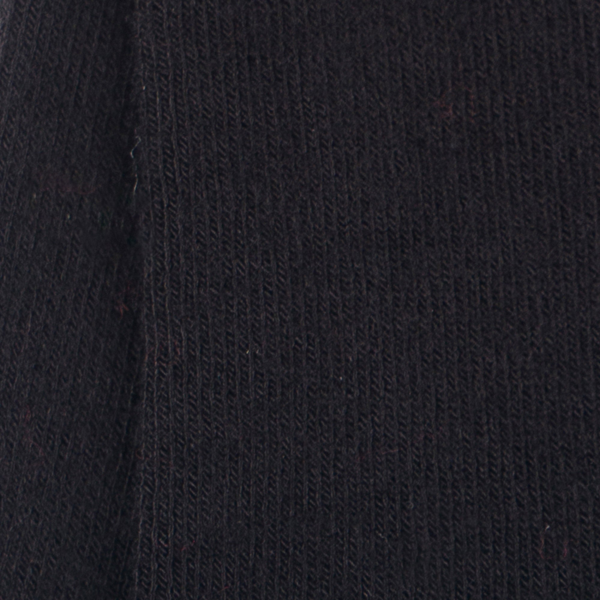 Socquettes en bambou Noir - Unies jersey roulottées