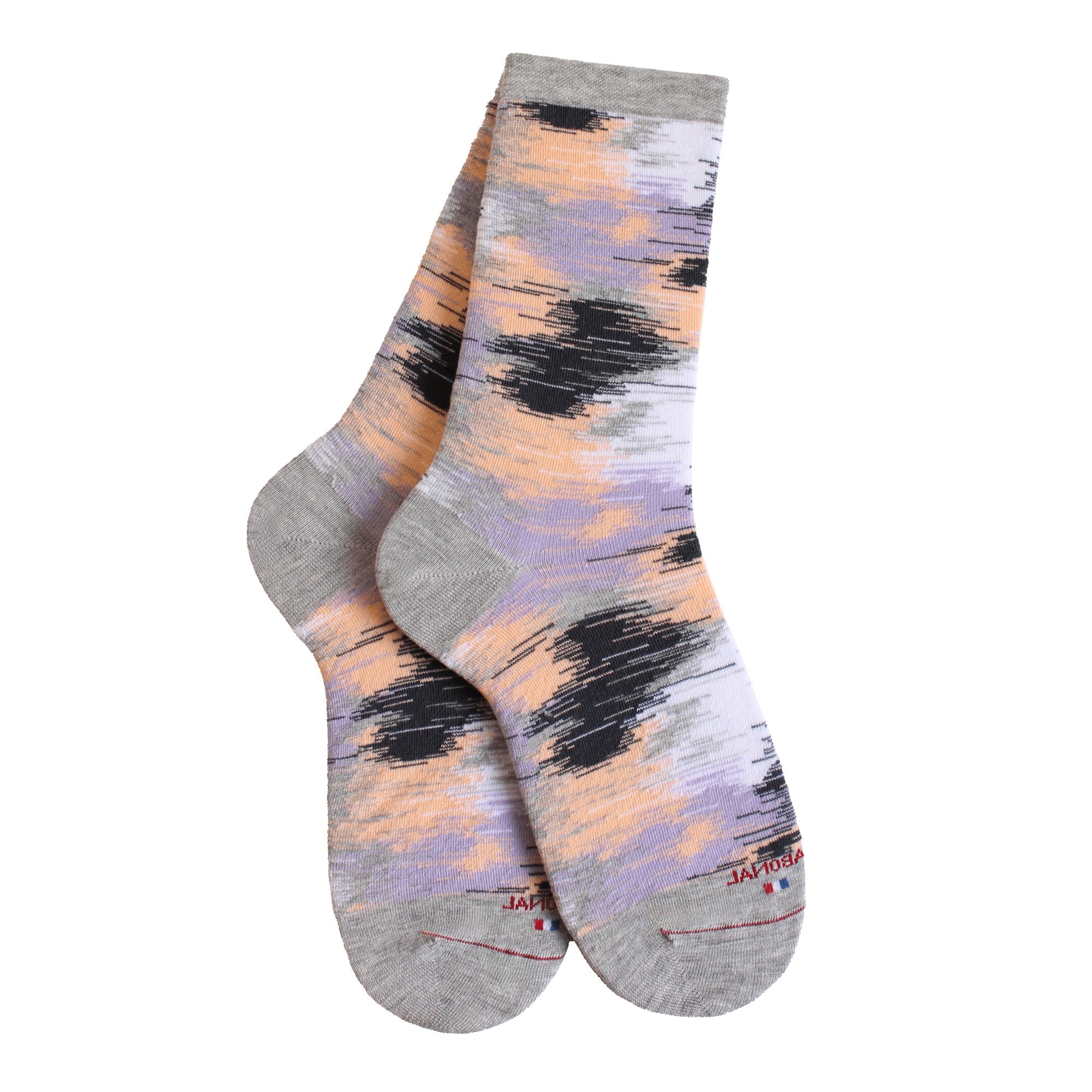 Chaussettes gris motif camouflage