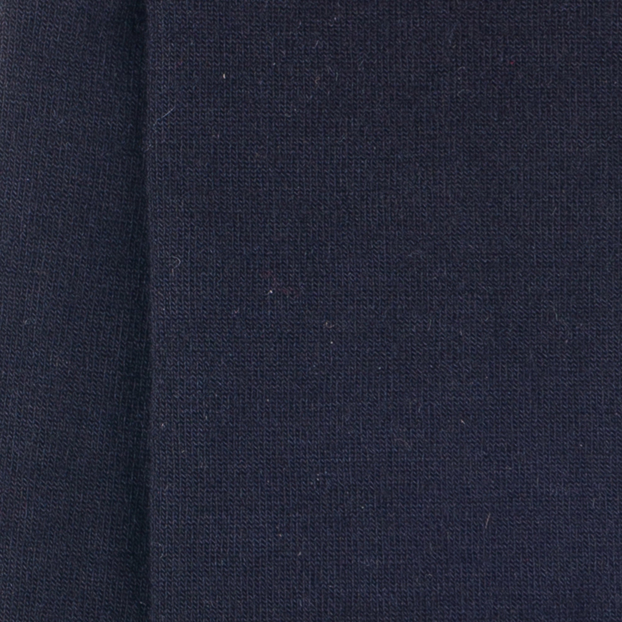 Chaussettes hautes Unies jersey laine mérinos et intérieur coton Marine